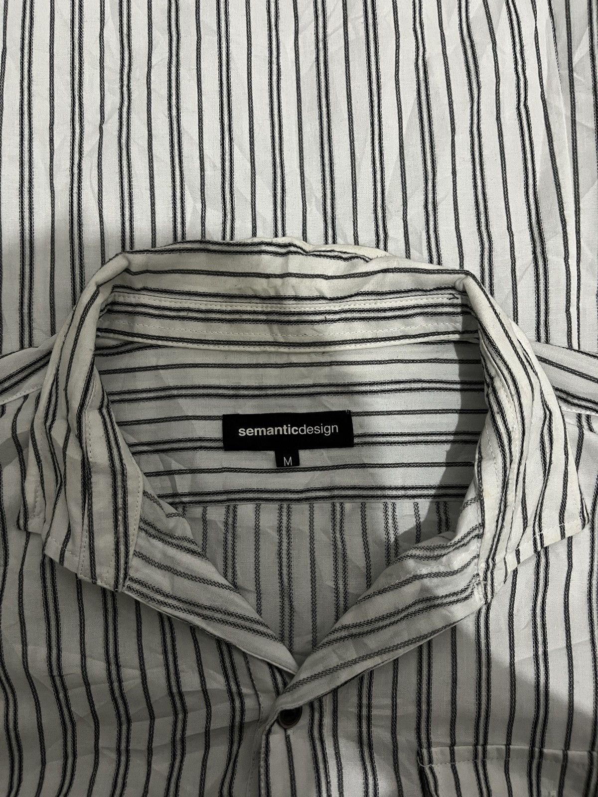 semanticdesign Sematicdesign Longshirt Stripe Open Collar Size US M / EU 48-50 / 2 - 2 Thumbnail