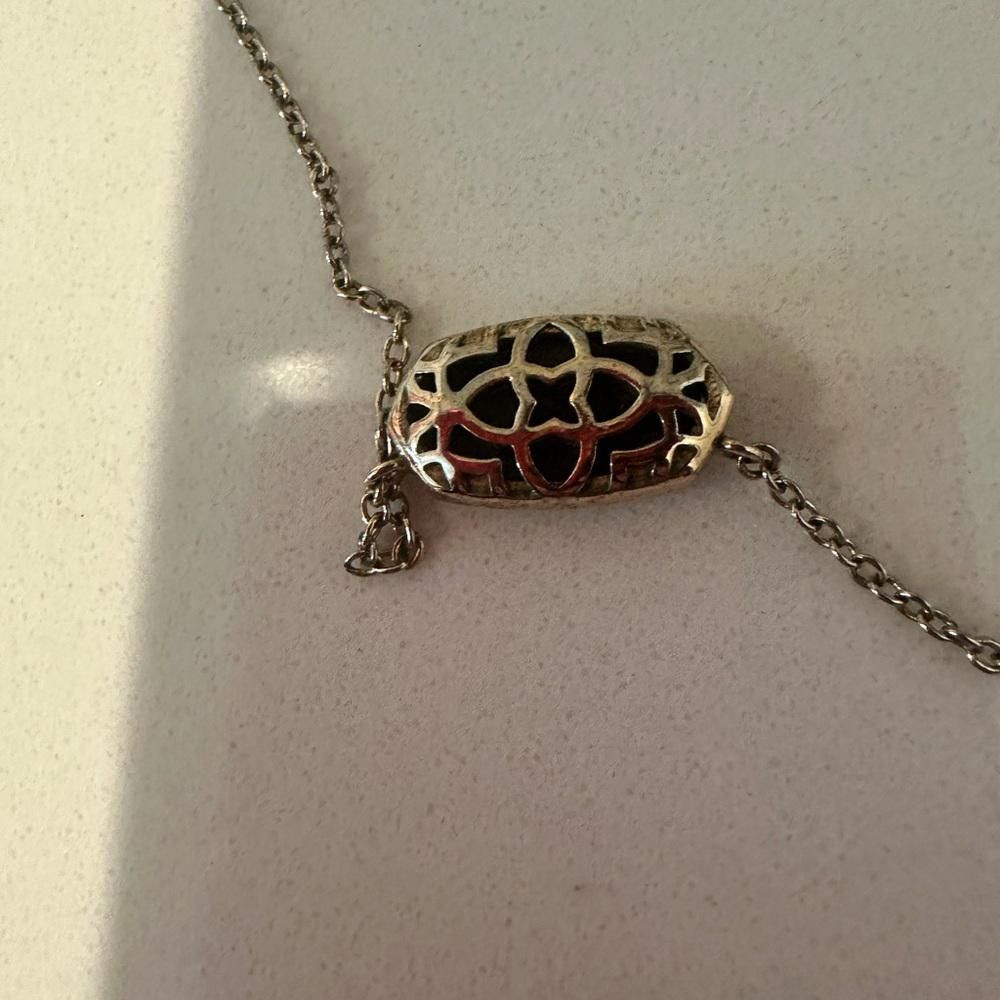 Kendra Scott Kendra Scott Elisa Copper Drusy Silver Chain Necklace Size ONE SIZE - 5 Thumbnail