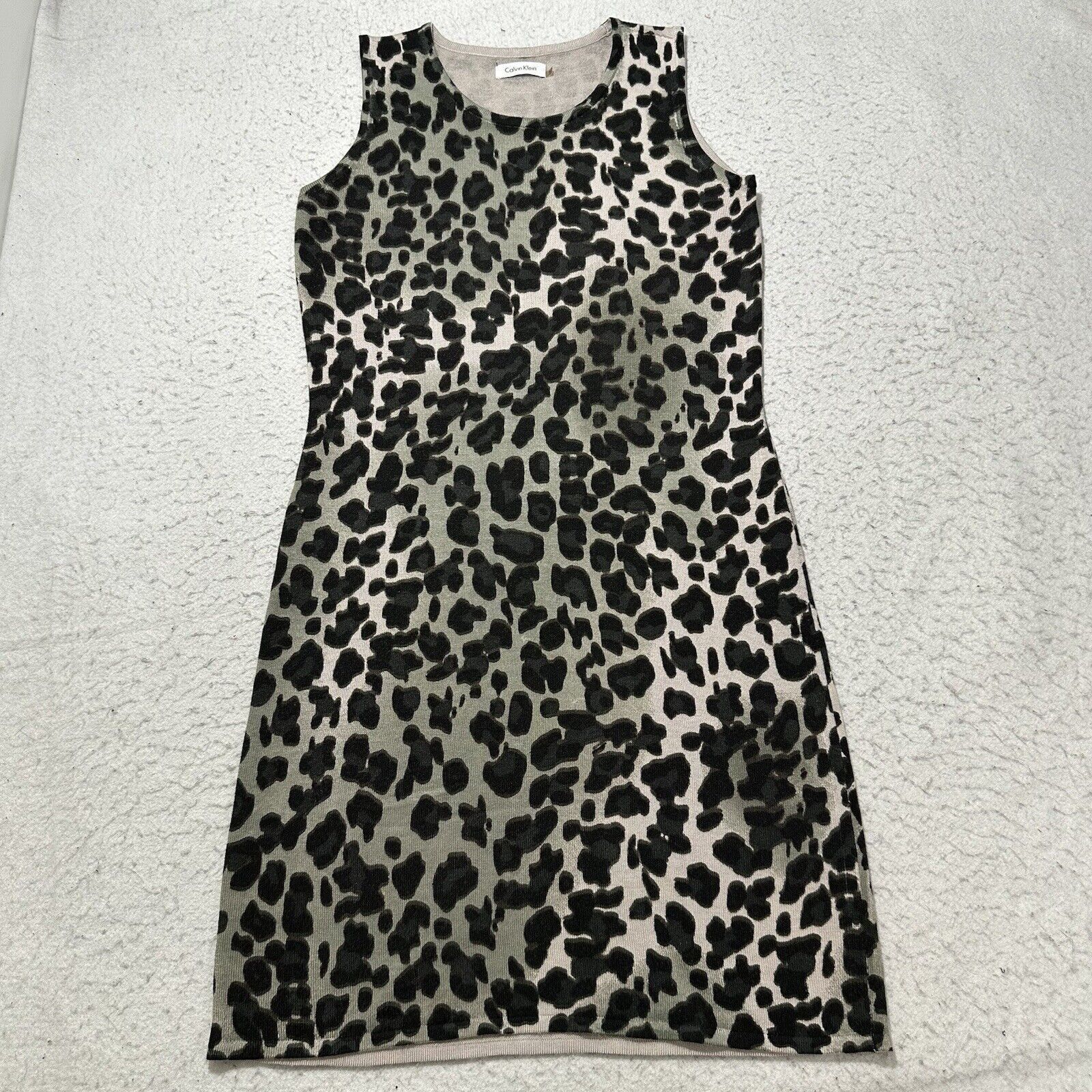 Calvin Klein Calvin Klein Women's Small Sheath Dress Cheetah Print Size S / US 4 / IT 40 - 1 Thumbnail