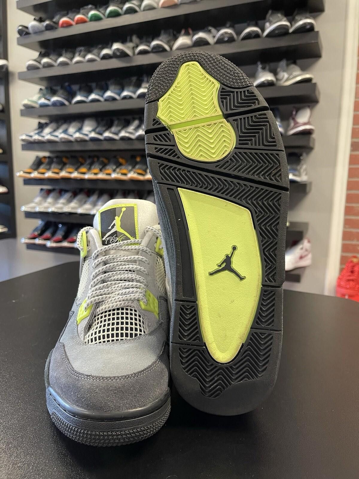 Jordan Brand Size 11.5 - Nike Air Jordan 4 Retro Mid Neon 95 CT5342-007 Size US 11.5 / EU 44-45 - 10 Thumbnail