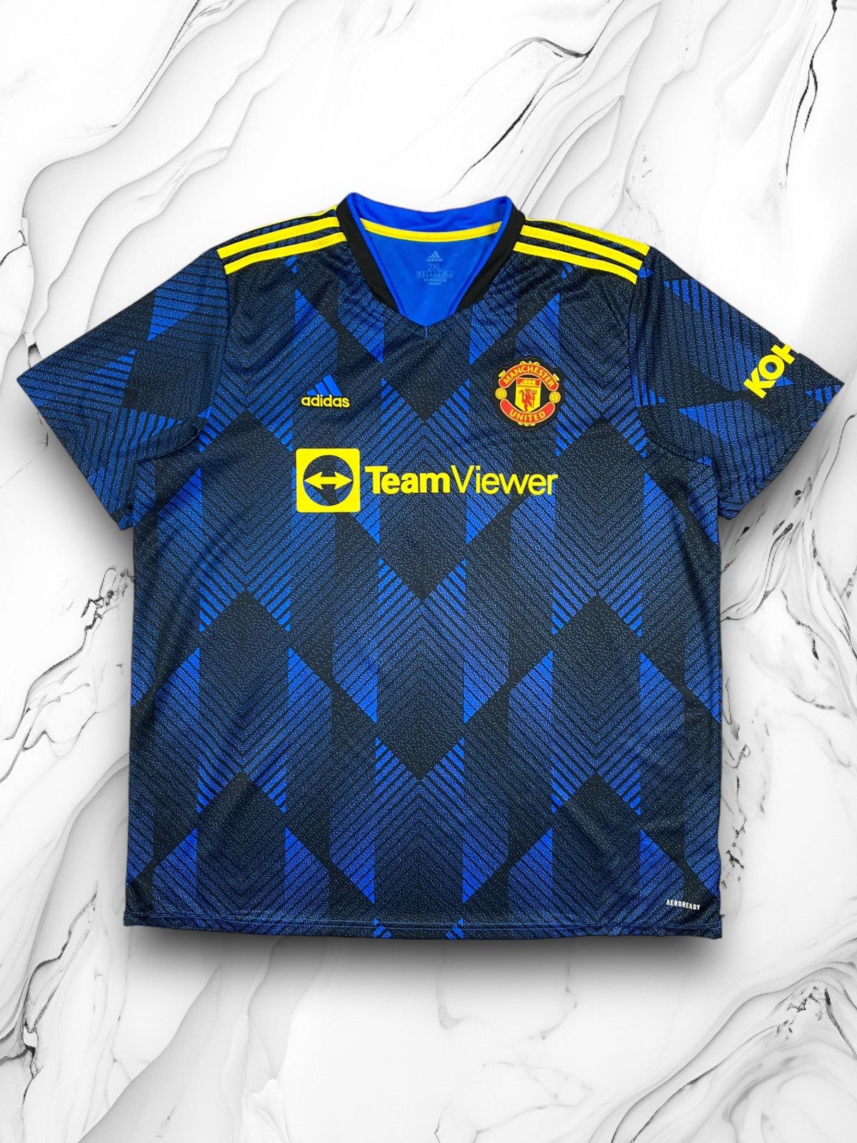 Adidas Adidas Manchester United 2021-2022 Soccer Jersey Size US XXL / EU 58 / 5 - 1 Thumbnail