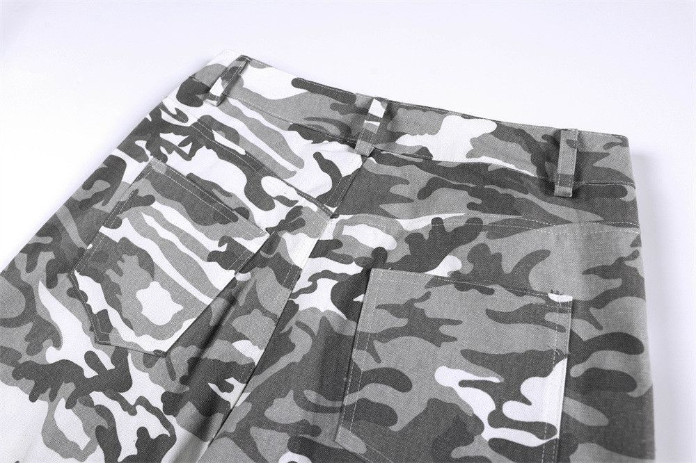 Japanese Brand Men's Retro Japanese Casual Straight Camouflage Trousers Size US 32 / EU 48 - 4 Thumbnail
