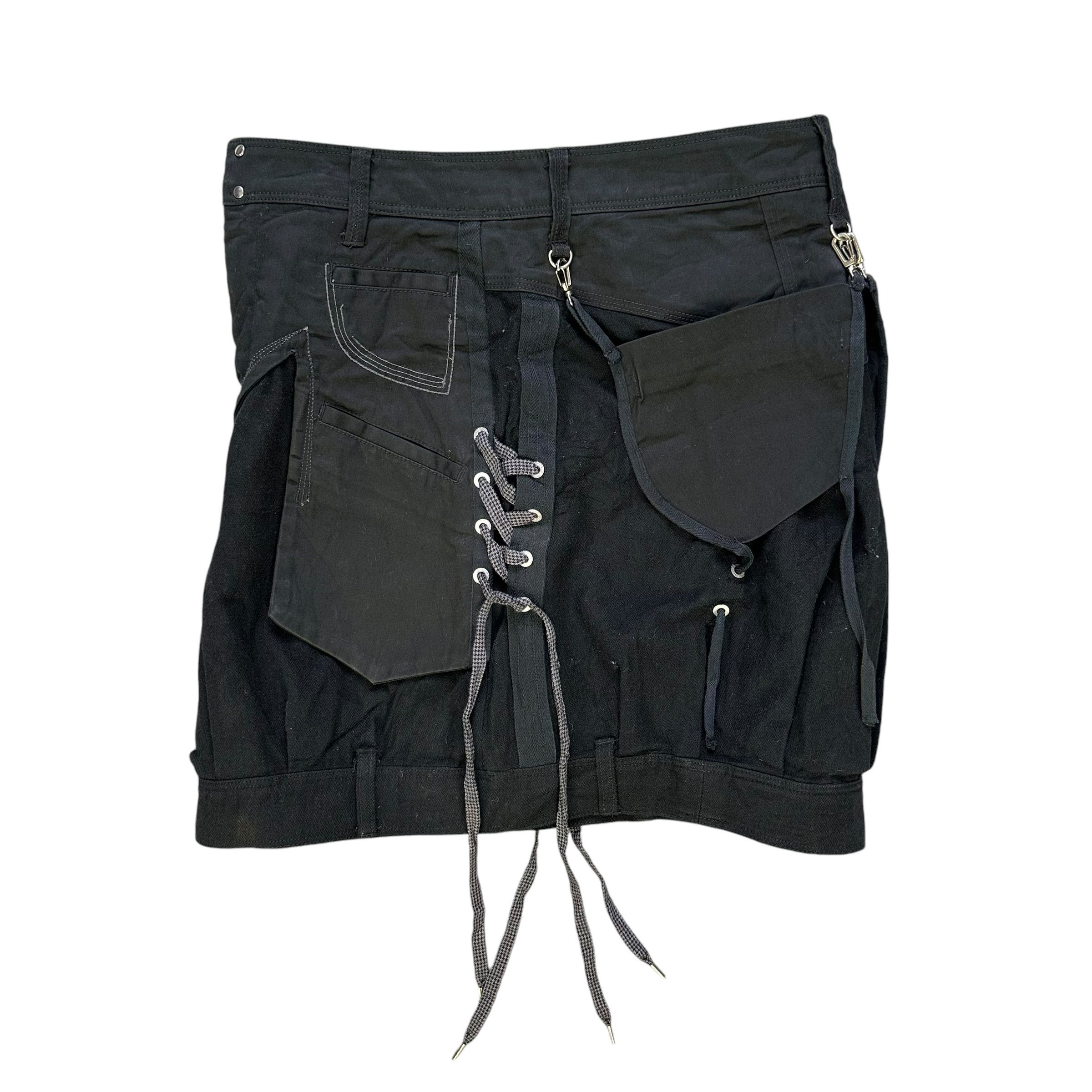 Marithe + Francois Girbaud Marithe Francois Girbaud Bondage Mini Skirts #A57-1310 Size 28" / US 6 / IT 42 - 2 Thumbnail