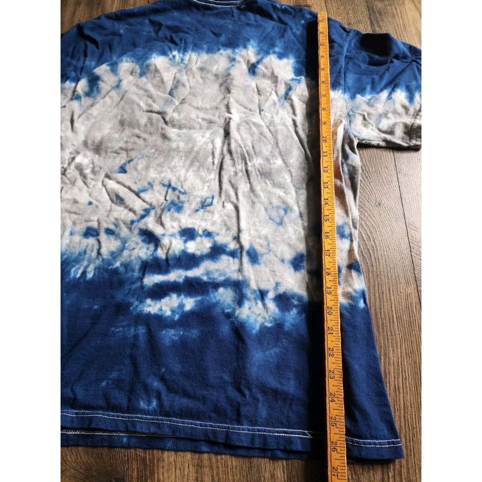 NFL NFL Mens Tie Dye T Shirt - New England Patriots - XL - Short Sleeve Crew Neck - Cotton - Graphic Print - Vintage: No - Regular Fit - Blue - Dept Men Size US XL / EU 56 / 4 - 2 Thumbnail