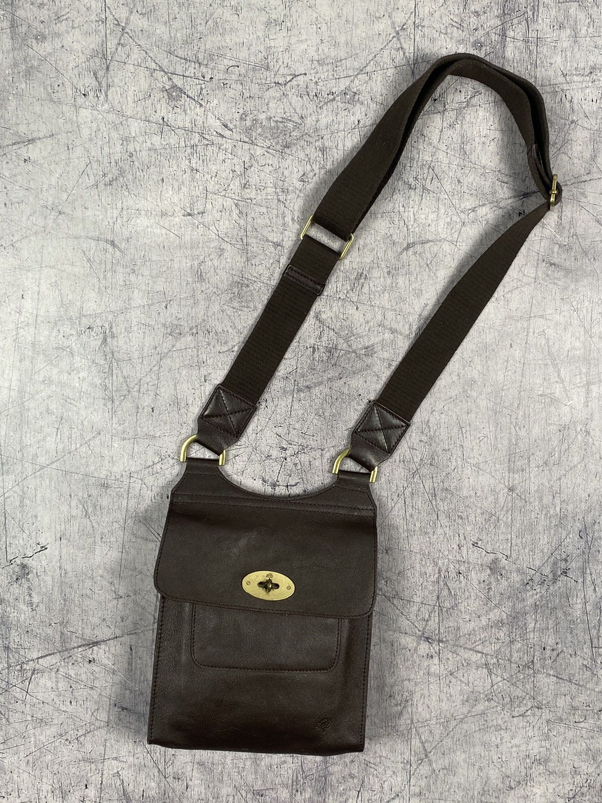 Mulberry × Vintage Vintage Brown Mulberry bag Antony Messenger Size ONE SIZE - 2 Thumbnail