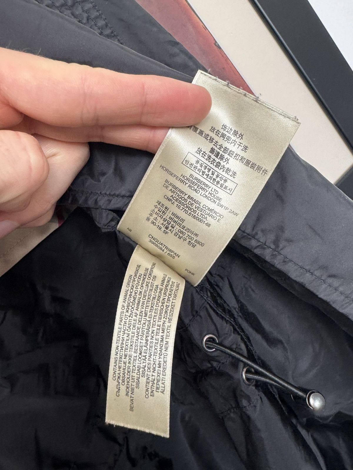 Burberry Burberry Brit Nylon Jacket Black Rare Casual Hype Novacheck Size L / US 10 / IT 46 - 8 Thumbnail