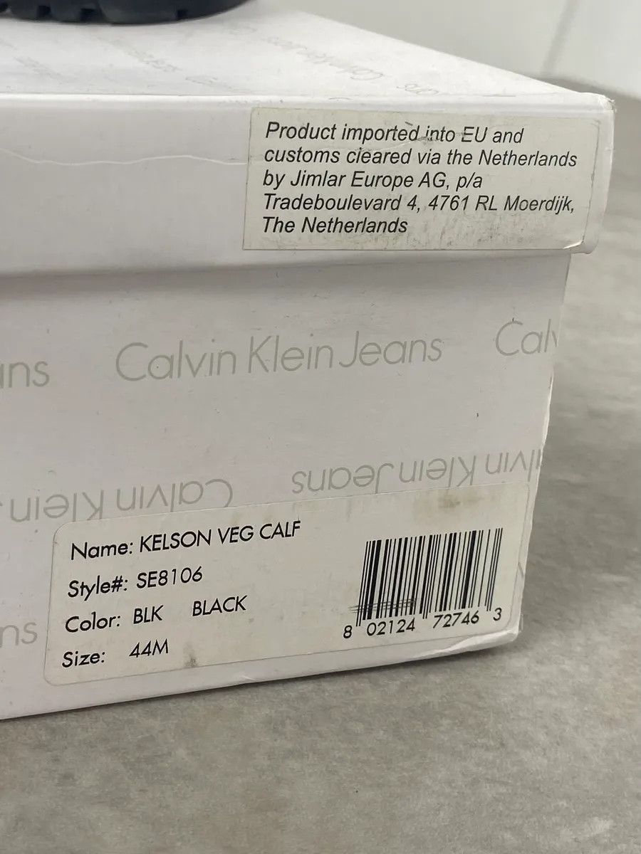 Calvin Klein 2000s Calvin Klein Ultra Zip Black Ankle Leather Boots Size US 11 / EU 44 - 10 Thumbnail