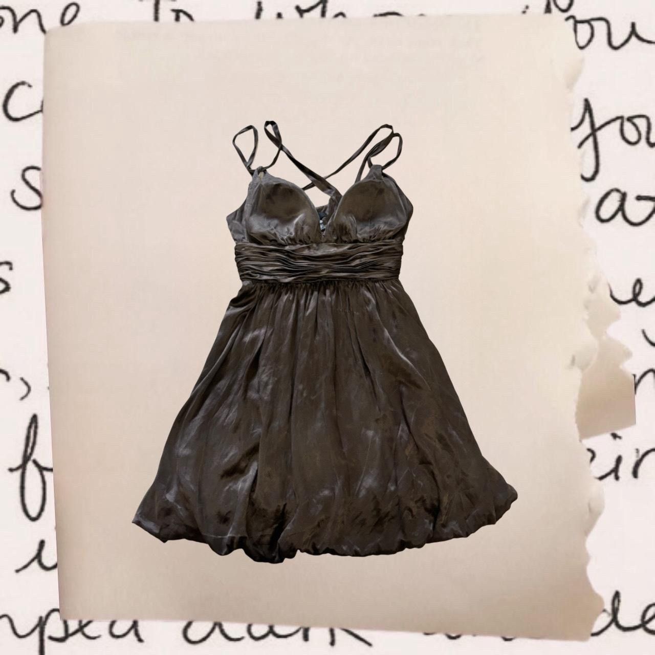 Other vintage silk brown sleeveless mini dress Size M / US 6-8 / IT 42-44 - 1 Thumbnail
