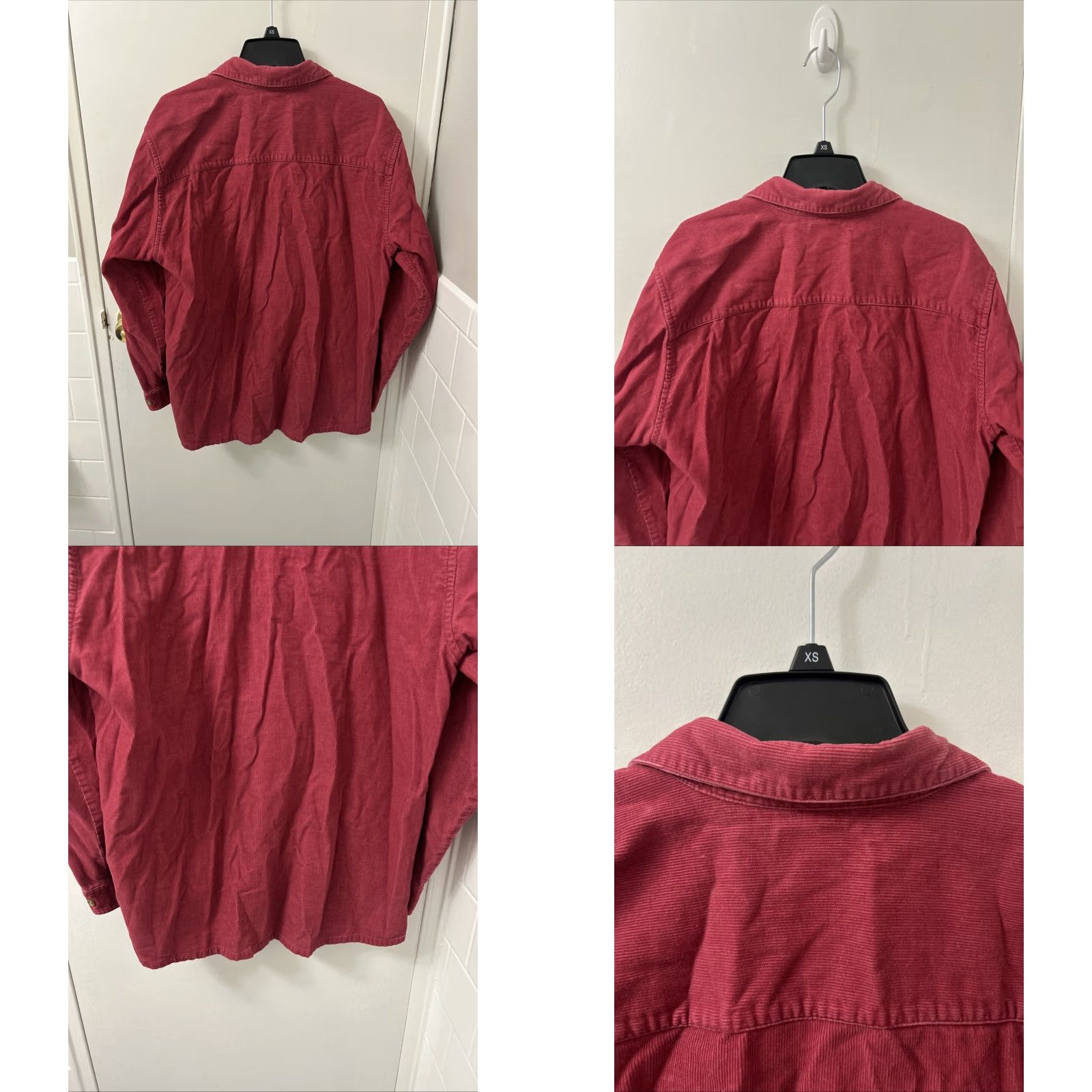 Vintage VINTAGE LL Bean Corduroy Shirt Womens Medium Red Button Down Long Sleeve 90s Womens Size M / US 6-8 / IT 42-44 - 8 Thumbnail