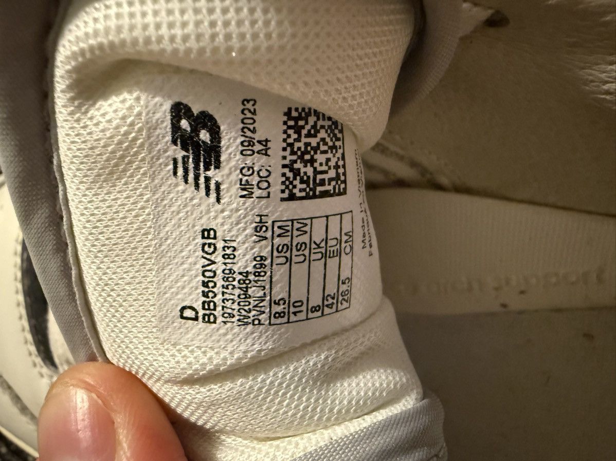 New Balance New Balance 550 white/grey/black Size US 8.5 / EU 41-42 - 5 Thumbnail
