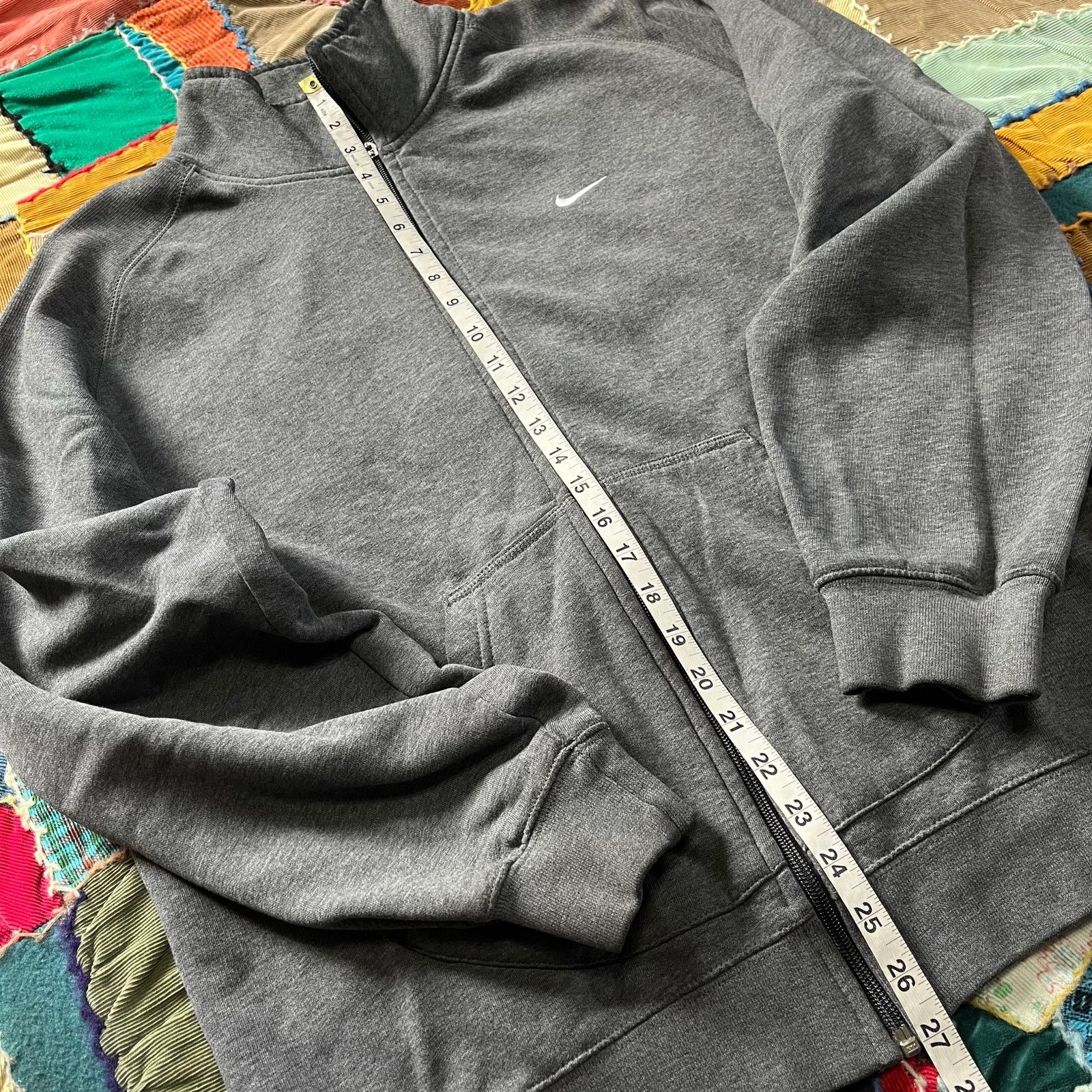 Nike Nike Y2K Grey Fleece Full Zip Grey Track Jacket Large Size US L / EU 52-54 / 3 - 4 Thumbnail