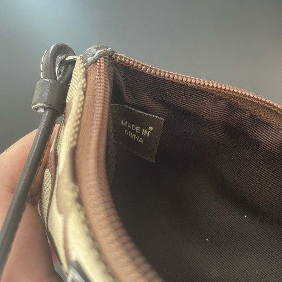 Coach Coach Signature Canvas Zip Pouch Size ONE SIZE - 4 Thumbnail