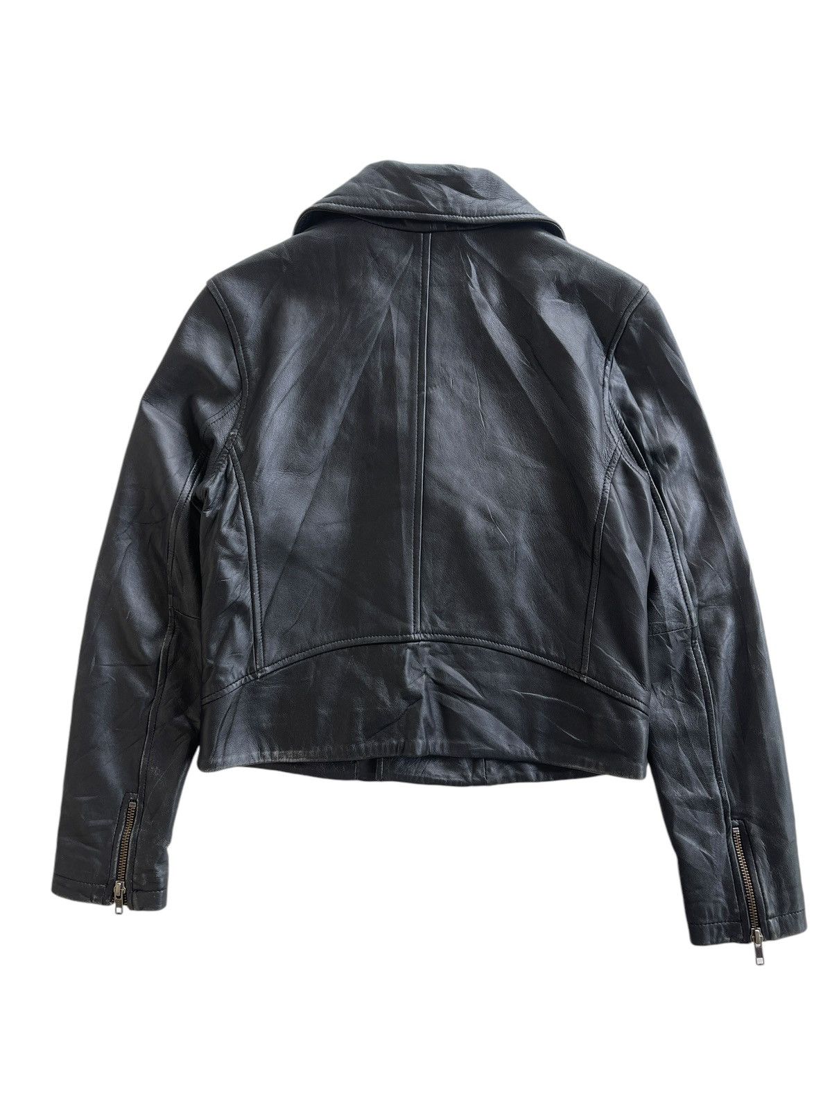 14th Addiction Coen Double Collar Soft Lambskin Biker Jacket Size S / US 4 / IT 40 - 7 Thumbnail