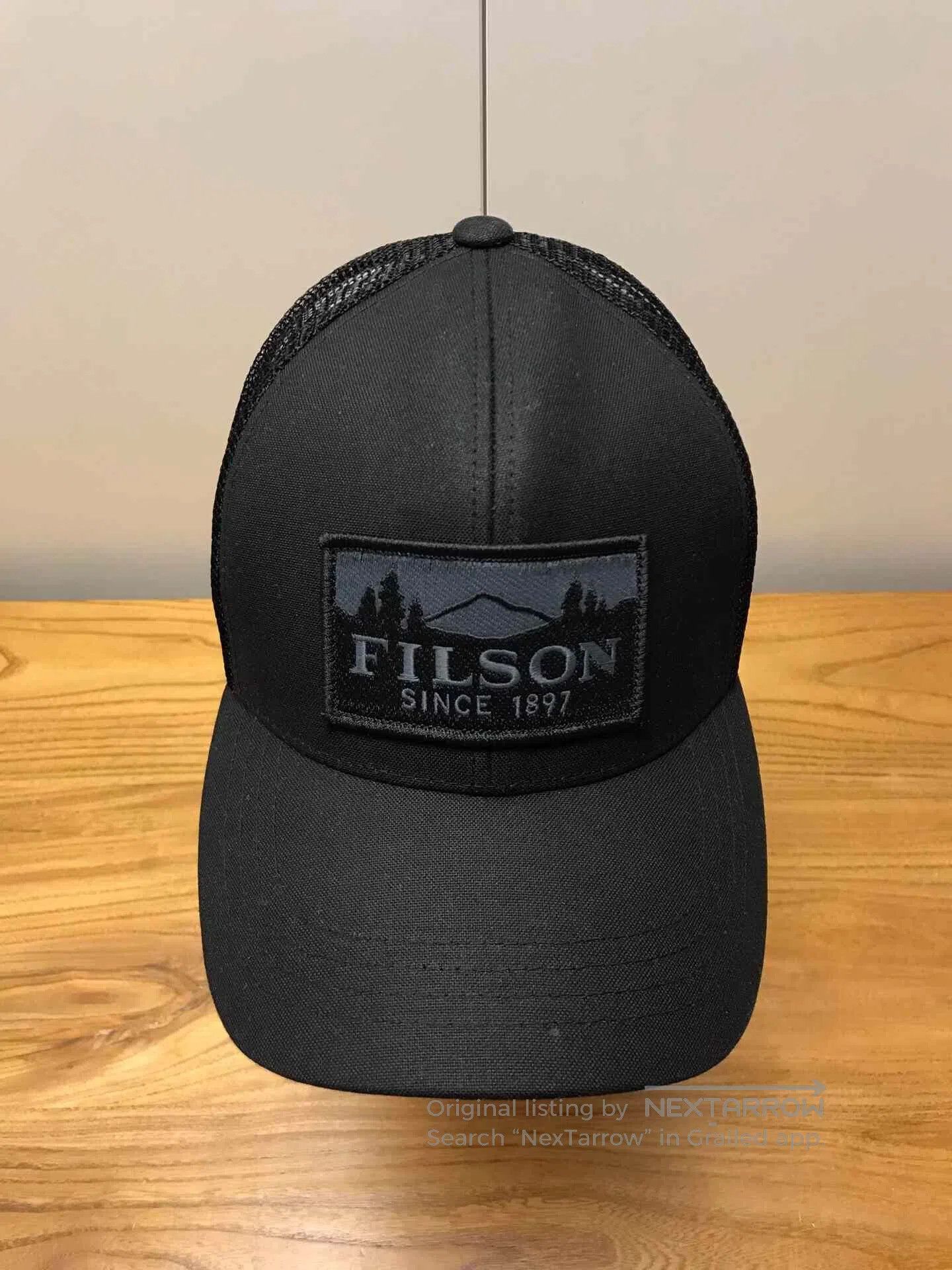 Filson Filson 11030237 Black Mesh Baseball Cap. Size ONE SIZE - 4 Thumbnail