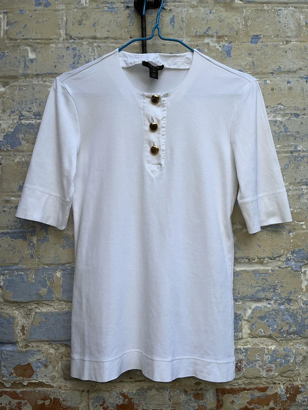 Louis Vuitton LV silk long shirt blouse t shirt top