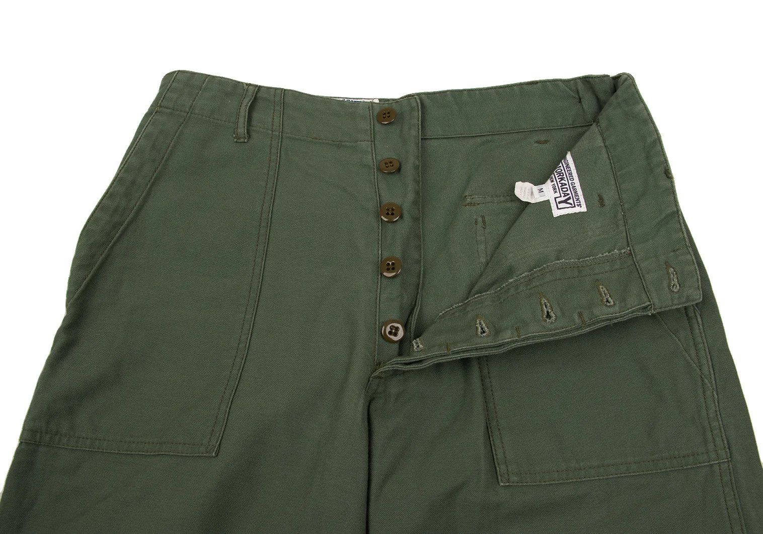 Engineered Garments Double Stitch Military Pants in Green, Size M Size US 34 / EU 50 - 6 Thumbnail