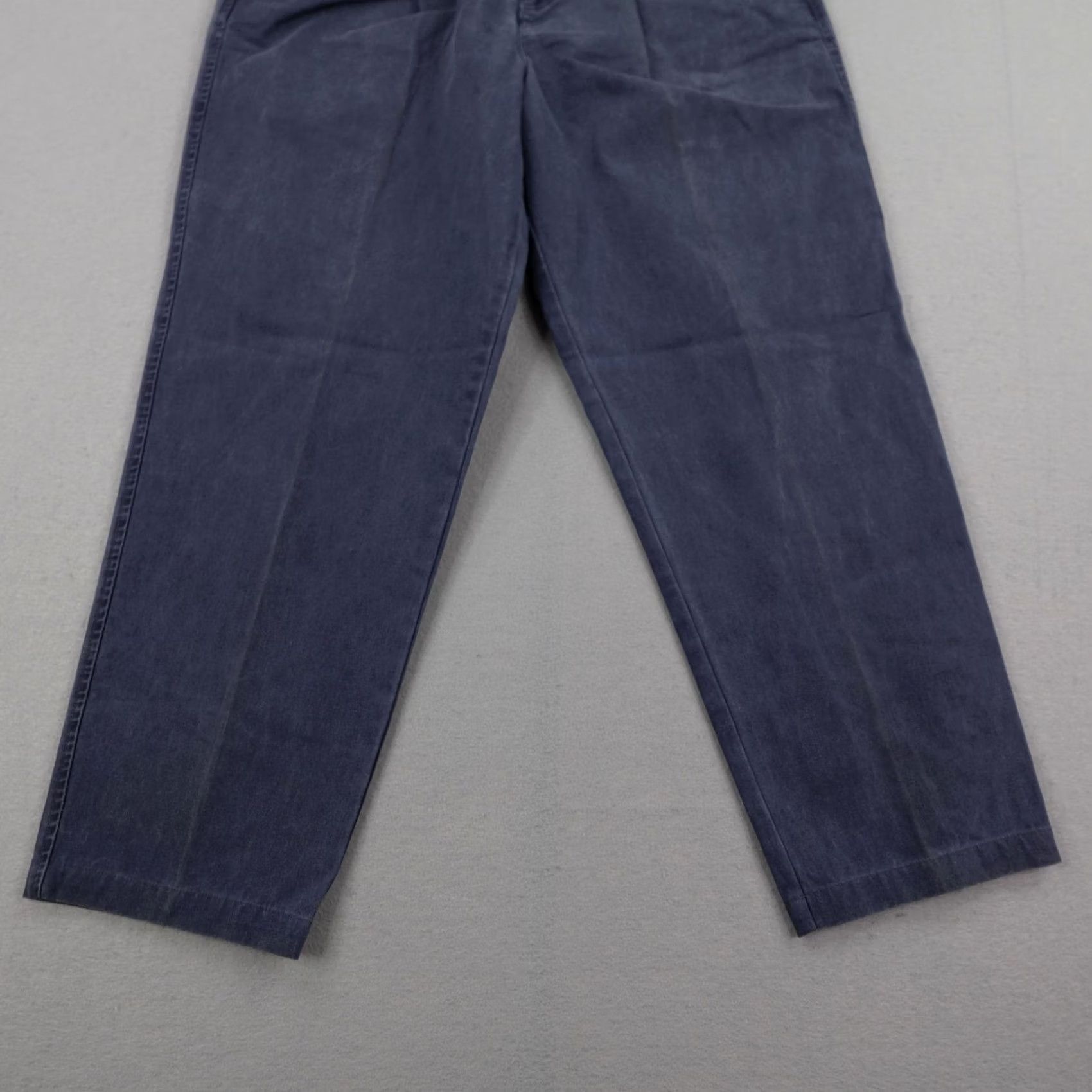 The Territory Ahead VINTAGE Territory Ahead Pants Medium Blue Relaxed Fit Pleated Baggy Trousers Men Size US 31 - 3 Thumbnail