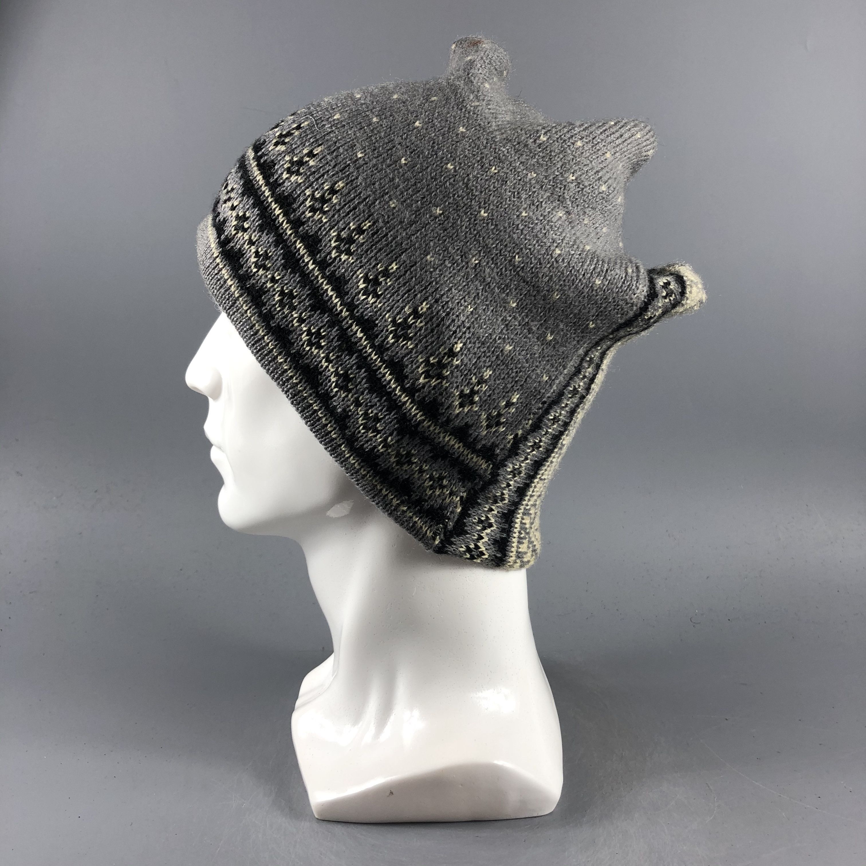 Other × Vintage Fair Isle Beanie Snow Hat Snow Cap -D171 Size ONE SIZE - 1 Thumbnail