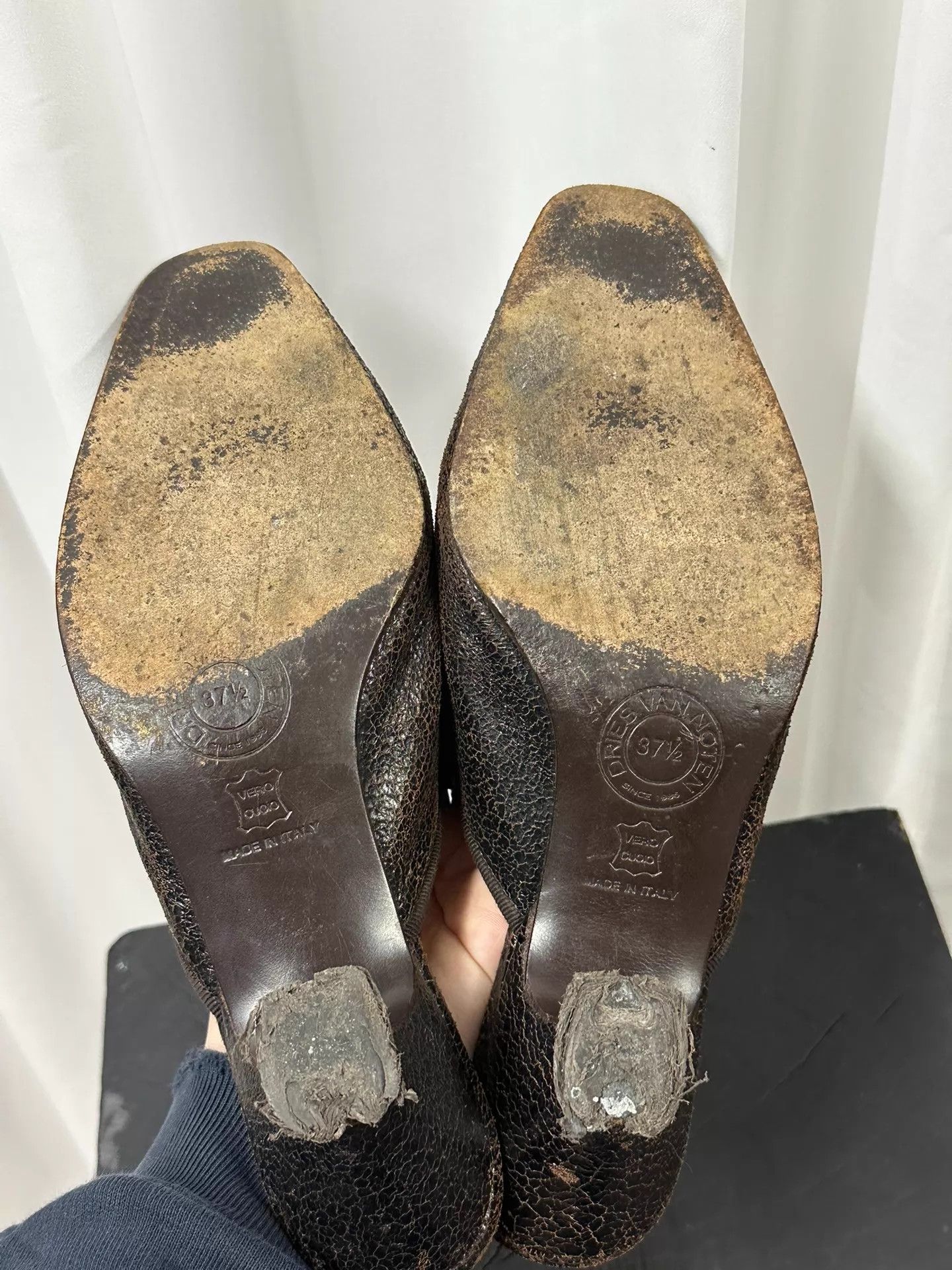 Dries Van Noten Dries Van Noten Embroidered Mule Heels 37.5 Size US 7 / IT 37 - 8 Thumbnail