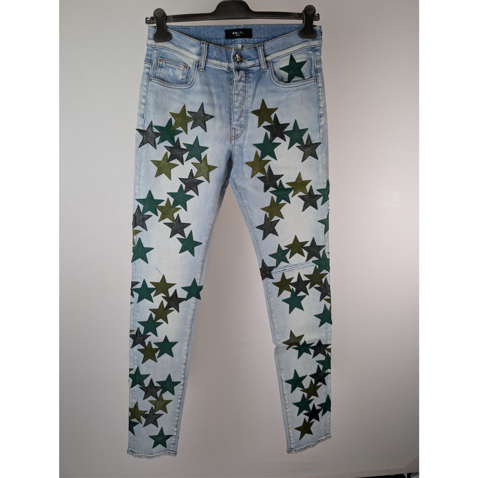 Amiri o1rshd1 Chemist Jean Denim Jeans in Light Indigo Size US 32 / EU 48 - 2 Thumbnail