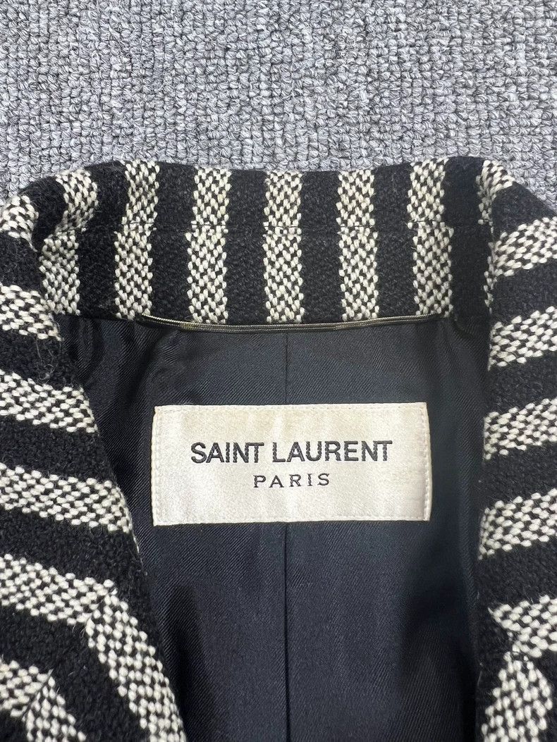 Saint Laurent Paris Saint Laurent Paris 14fw Chester striped coat-2506 Size US M / EU 48-50 / 2 - 3 Thumbnail