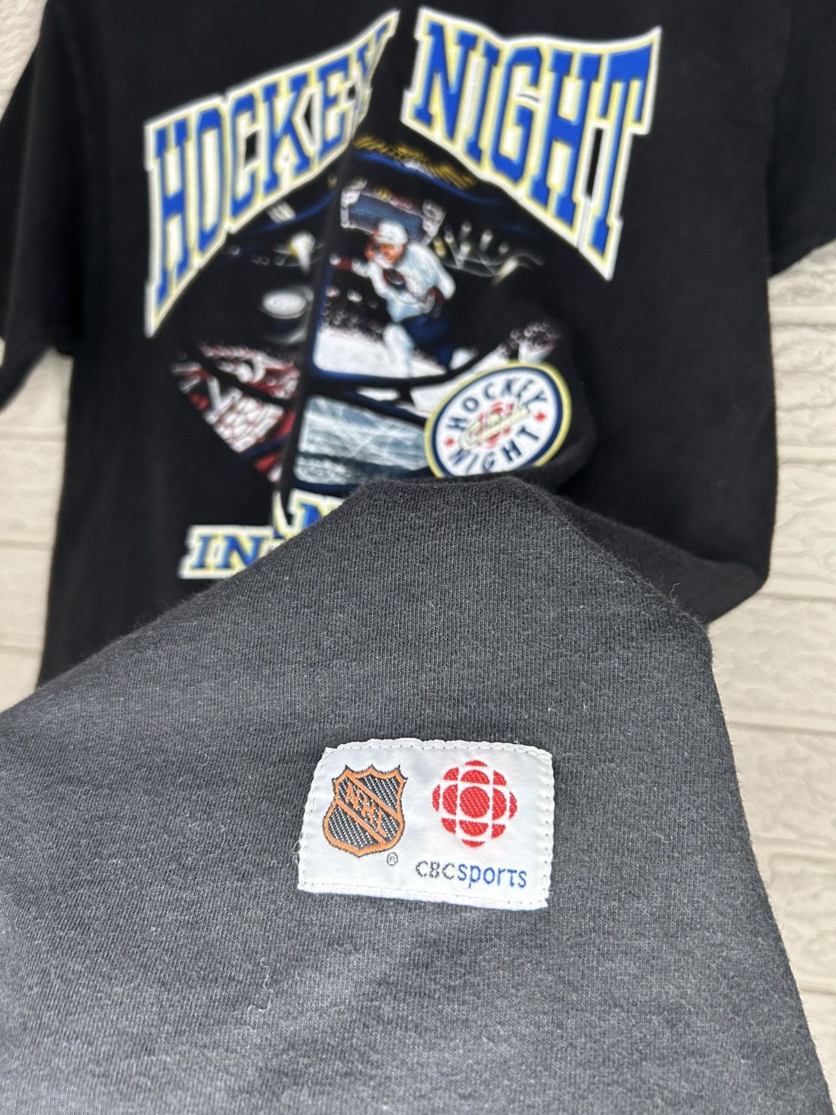 NHL × Vintage Vintage NHL Hockey Night In Canada Graphic T Shirt Size US M / EU 48-50 / 2 - 4 Thumbnail