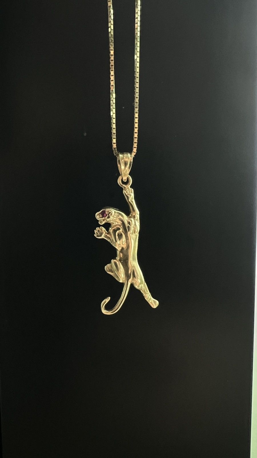 Supreme SUPREME 14K Gold PANTHER Necklace | Grailed