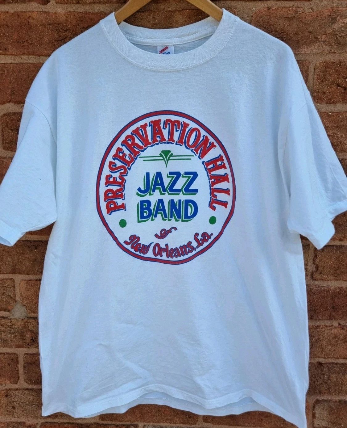 Jerzees Preservation Hall Jazz Band New Orleans T Shirt Vintage XL Size US XL / EU 56 / 4 - 1 Thumbnail