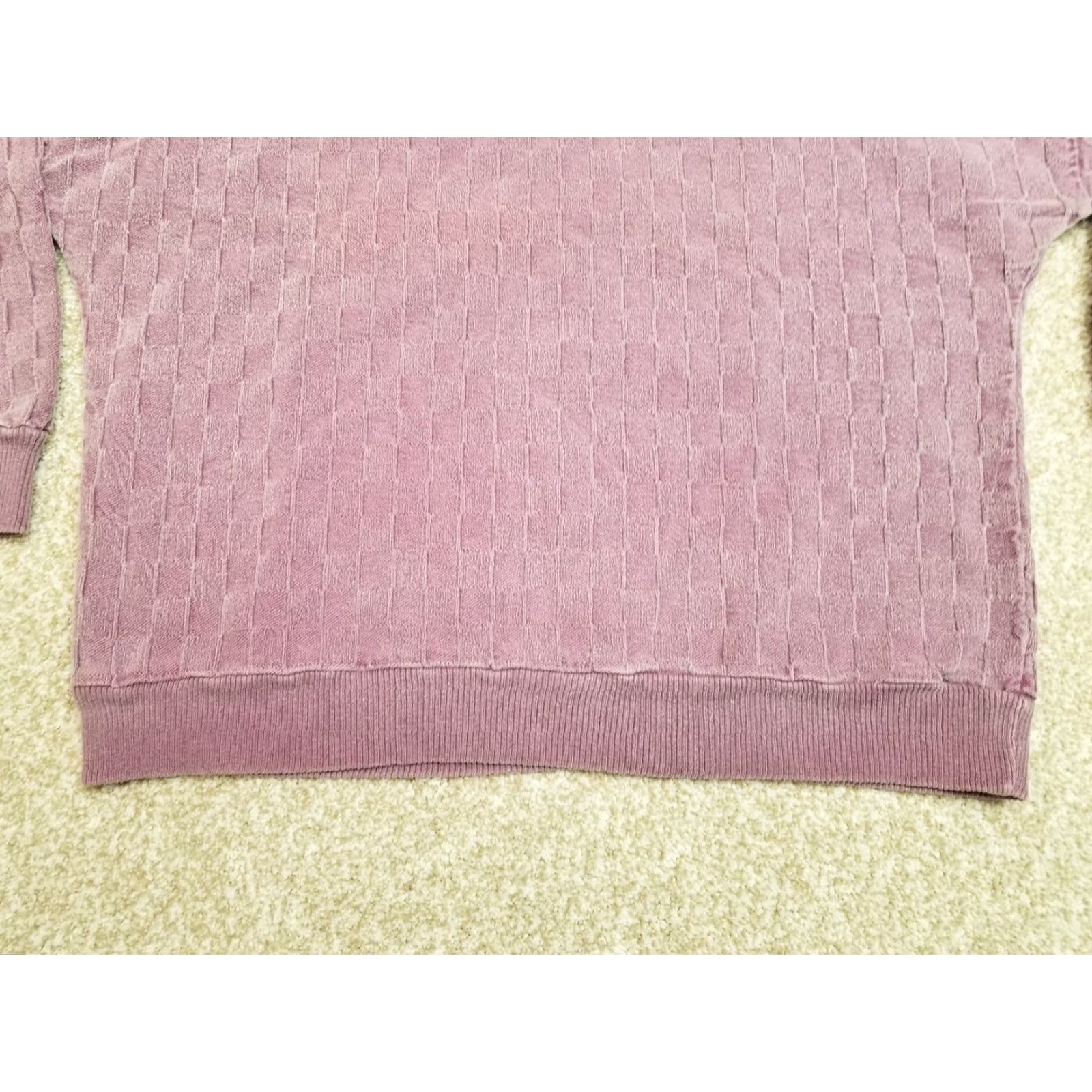 Vintage VINTAGE Tire Rama Golf shirt Mens L Purple Short Sleeve Cottontops USA 90s Golf Embroidered Solid Knit Pullover Cotton USA Mens L Size US L / EU 52-54 / 3 - 3 Thumbnail