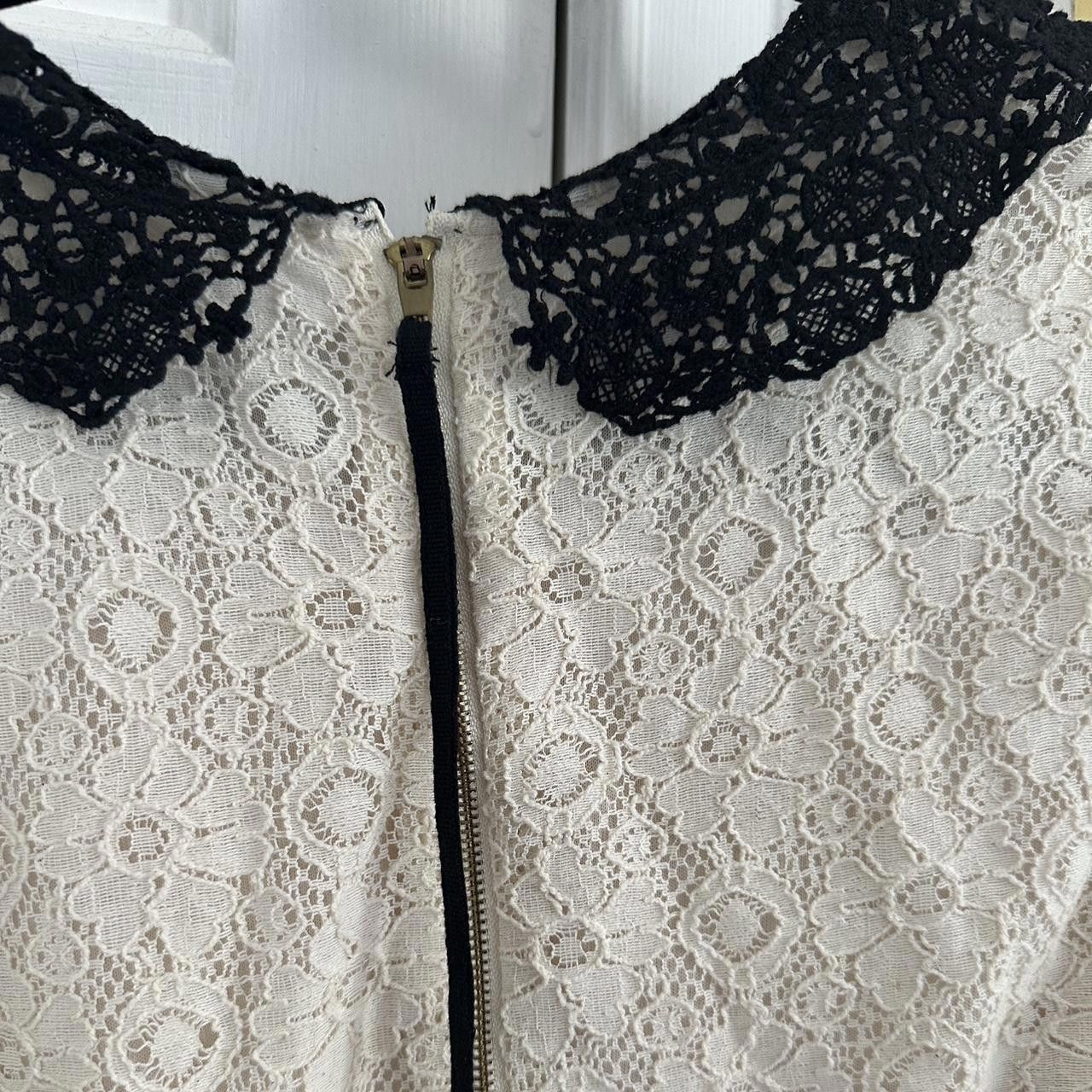 Designer Chelsea & Violet Women's Cream and White Dress Size S / US 4 / IT 40 - 3 Thumbnail