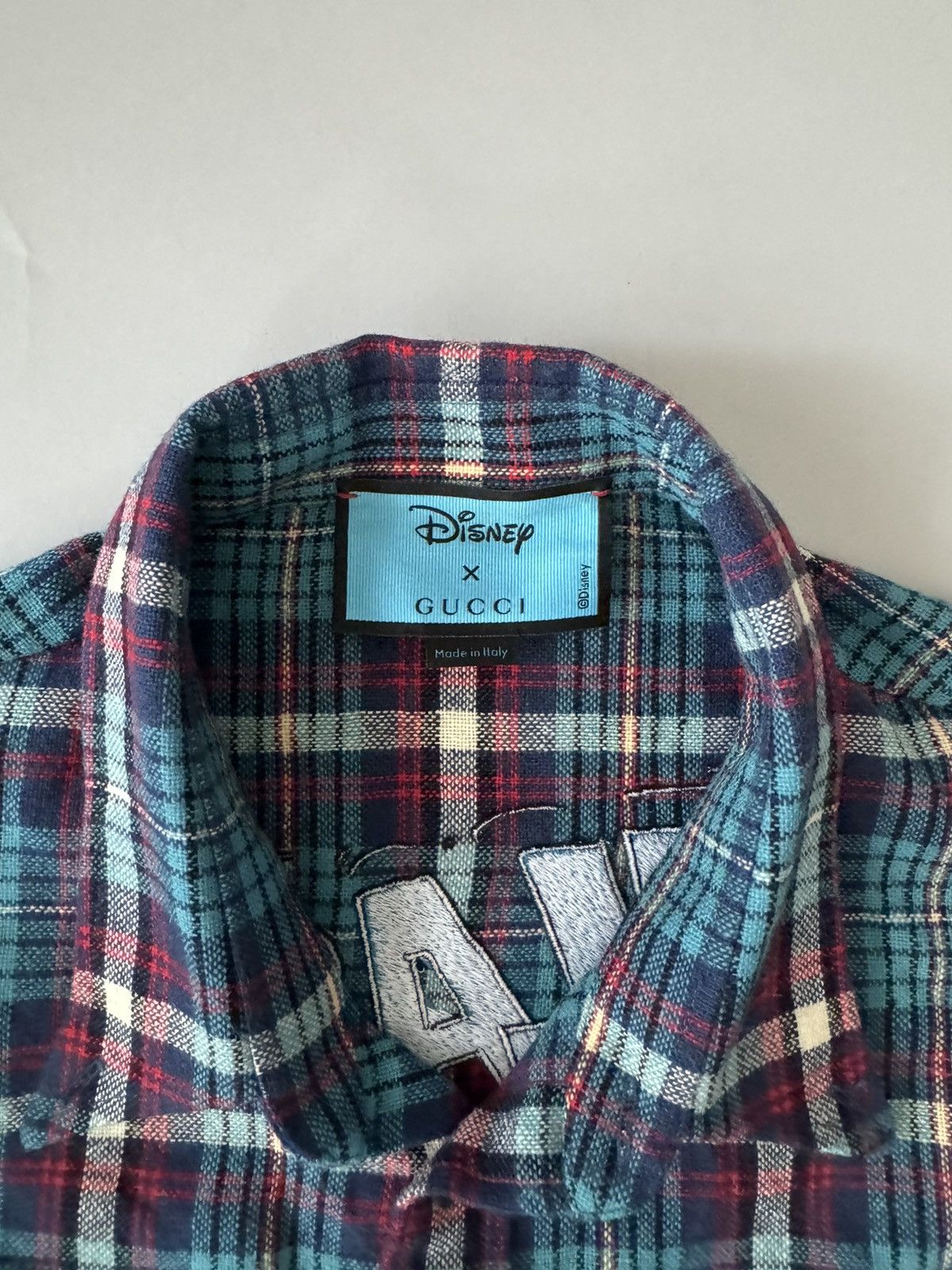 Disney × Gucci Gucci x Disney Donald Duck GG Check Shirt Size US M / EU 48-50 / 2 - 5 Thumbnail
