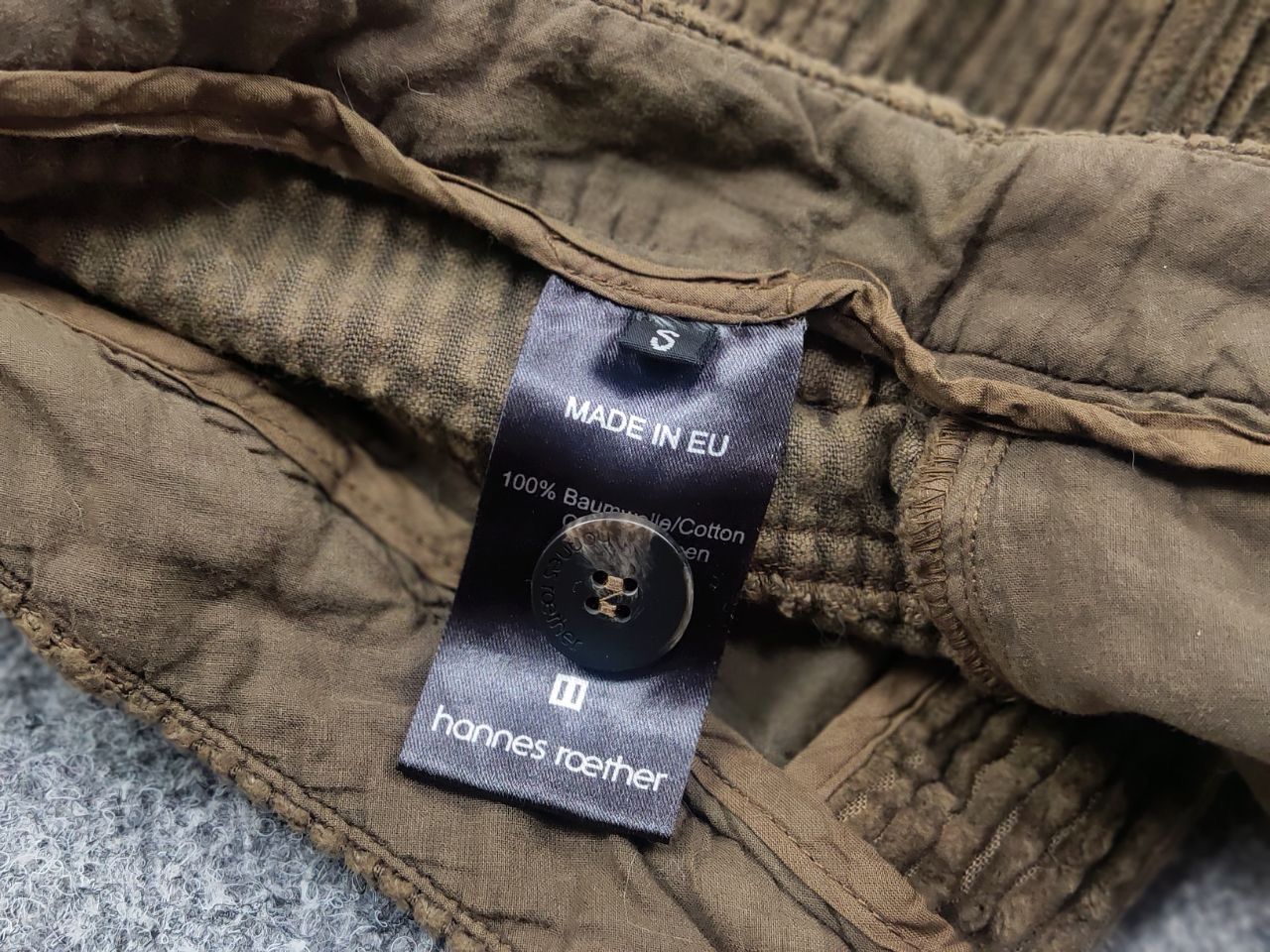 hannes roether Hannes Roether Design Flared Brown Corduroy Trouser Pants Size 30" / US 8 / IT 44 - 15 Thumbnail
