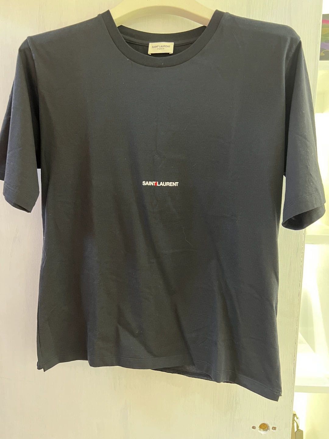 Saint Laurent Paris Saint Laurent Paris Basic logo short sleeved shirt Size US S / EU 44-46 / 1 - 1 Thumbnail