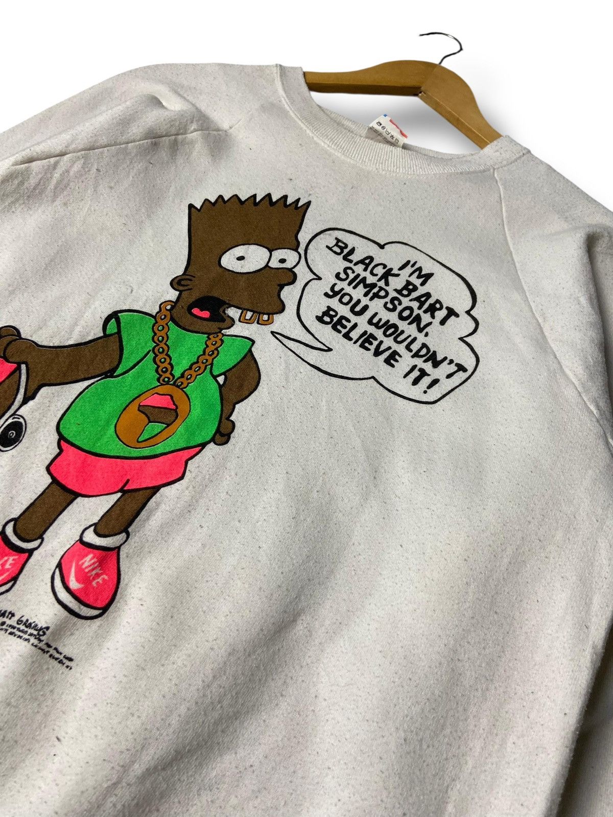 The Simpsons Vintage Black Bart Simpson Sweatshirt (141) Size US XXS / EU 40 - 4 Thumbnail
