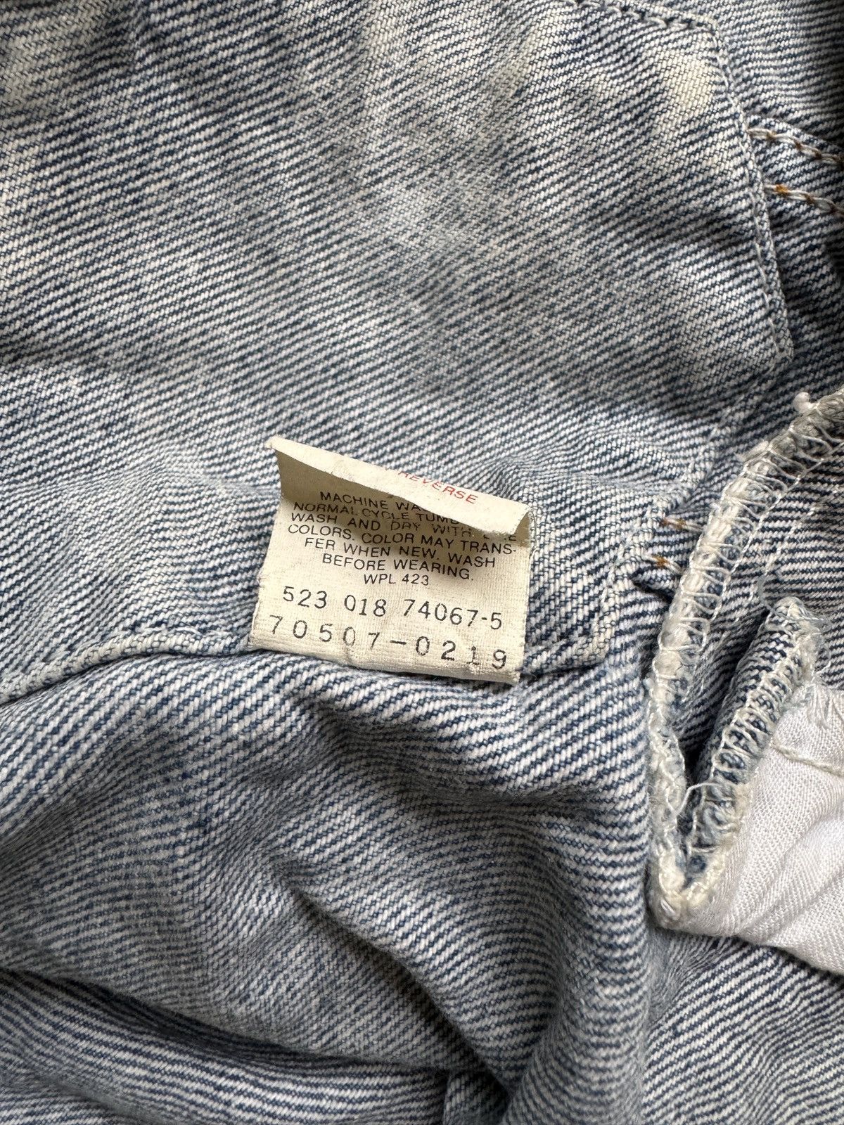 Levi's VERY RARE VINTAGE JACKET DENIM JEANS LEVIS ACID WASH Size US M / EU 48-50 / 2 - 8 Thumbnail