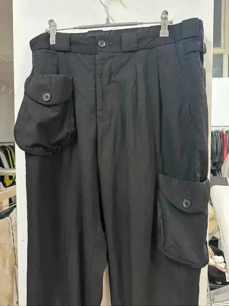 Yohji Yamamoto Yohji Yamamoto Pour Homme Pockets Cargo Pants-2505 Size US 32 / EU 48 - 2 Thumbnail