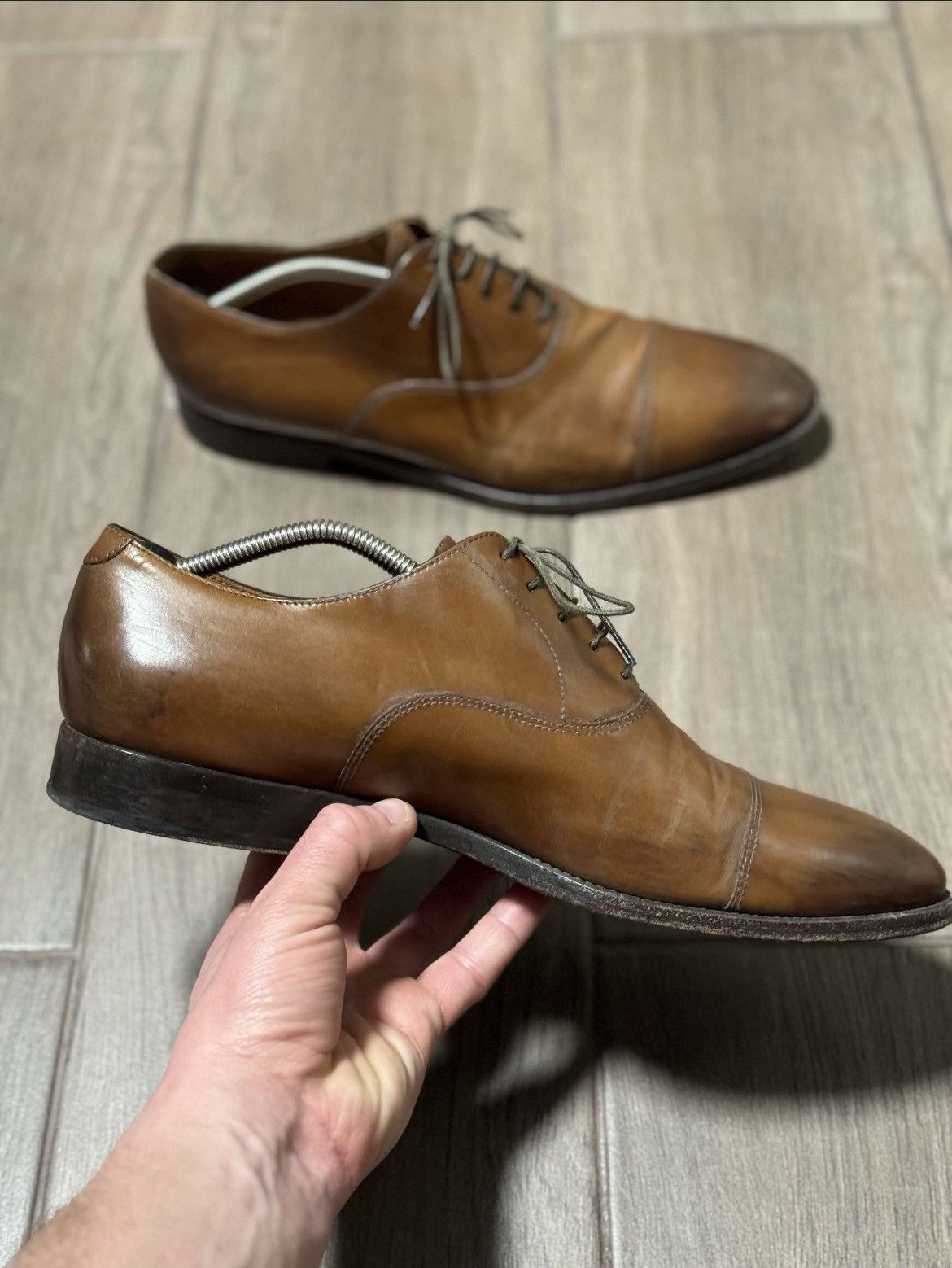 Boggi Boggi milano leather oxford shoes classic formal size 44 Size US 10.5 / EU 43-44 - 3 Thumbnail