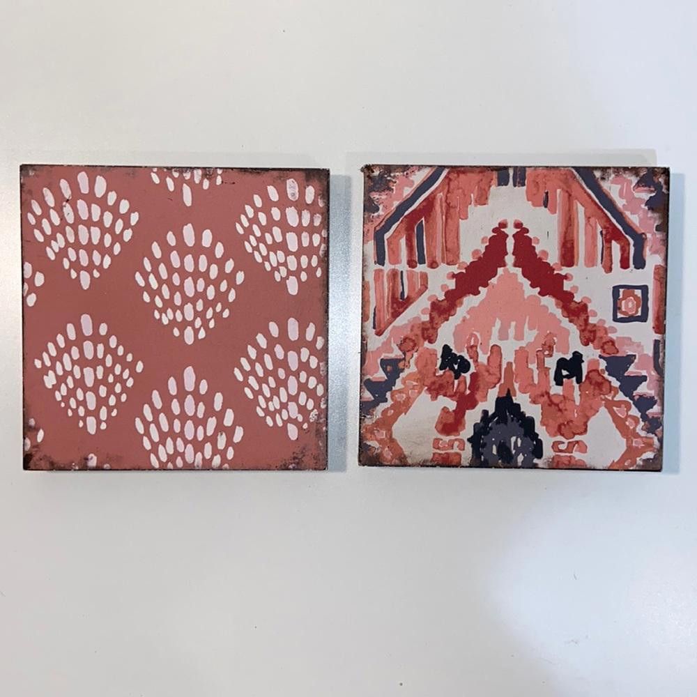 Designer Set of 2 Boho Wall Paintings Size ONE SIZE - 1 Thumbnail
