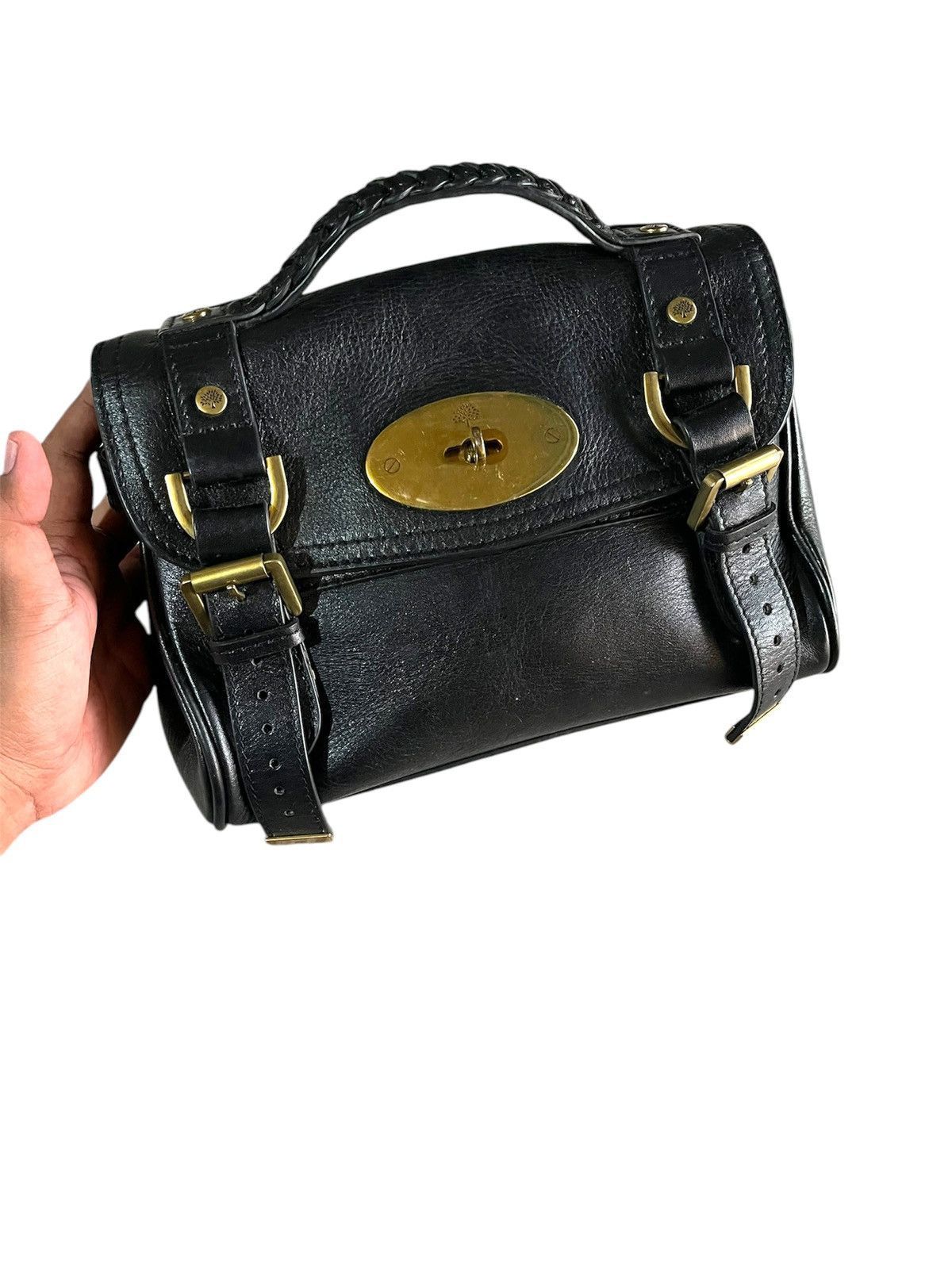 Mulberry Alexa Mini Bag in Black, Women's