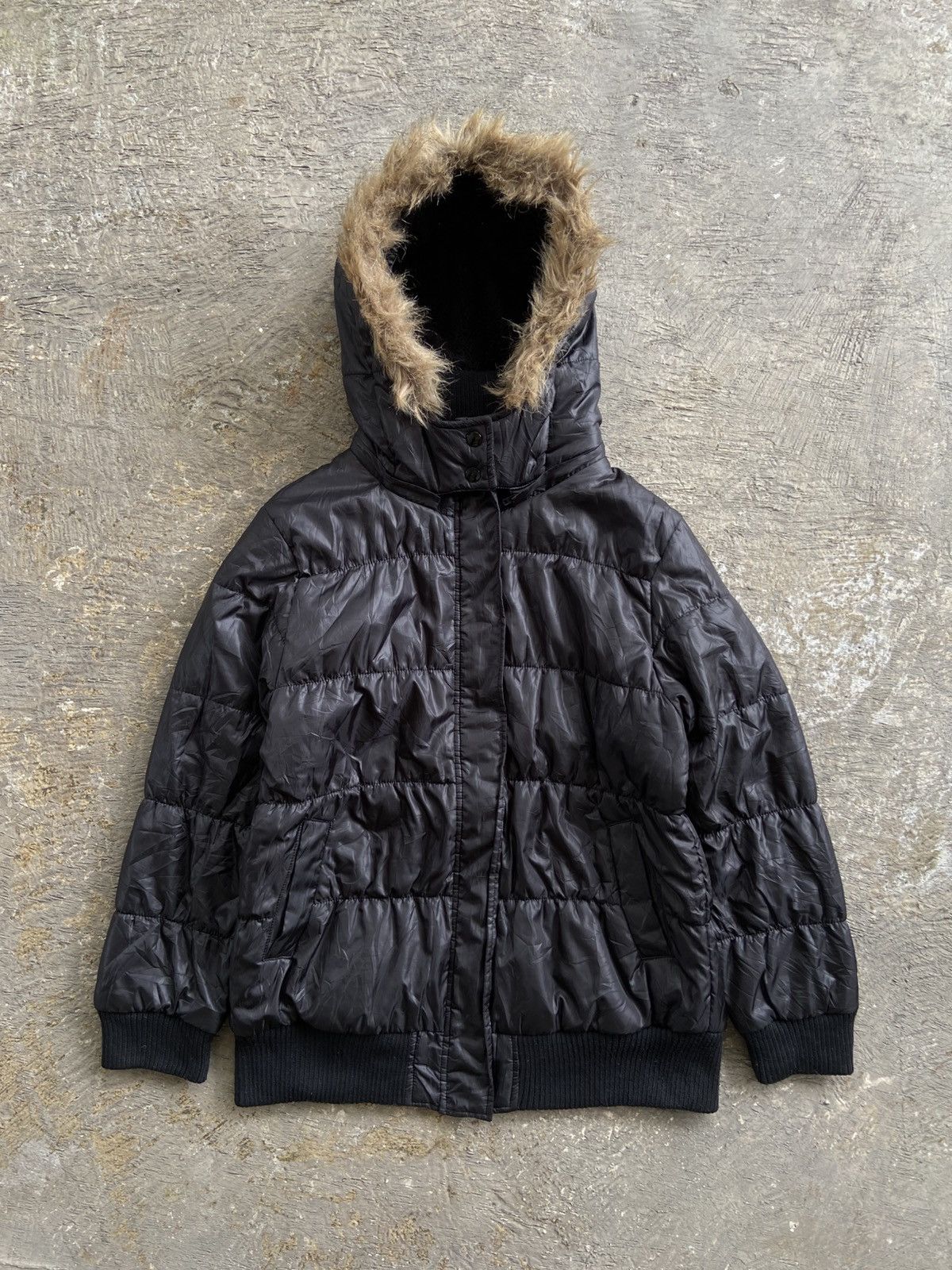20471120 2000s Colza - Vkei Apocalypse Style Fur Hoodie Jacket Size US L / EU 52-54 / 3 - 1 Thumbnail
