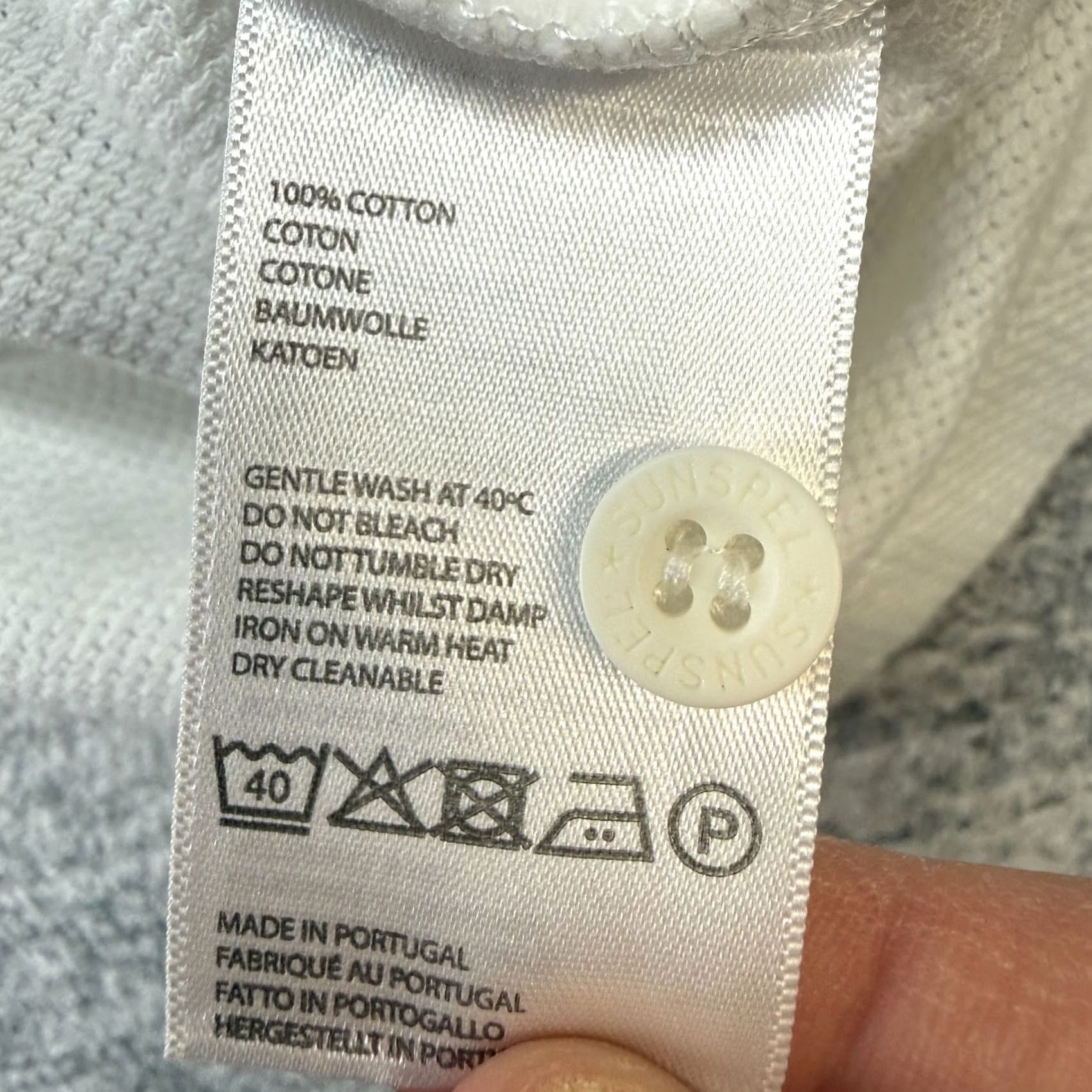 Sunspel Sunspel Polo Shirt Womens Small White Knit Pocket Quiet Luxury Coastal Tennis Shirt Size S / US 4 / IT 40 - 6 Thumbnail