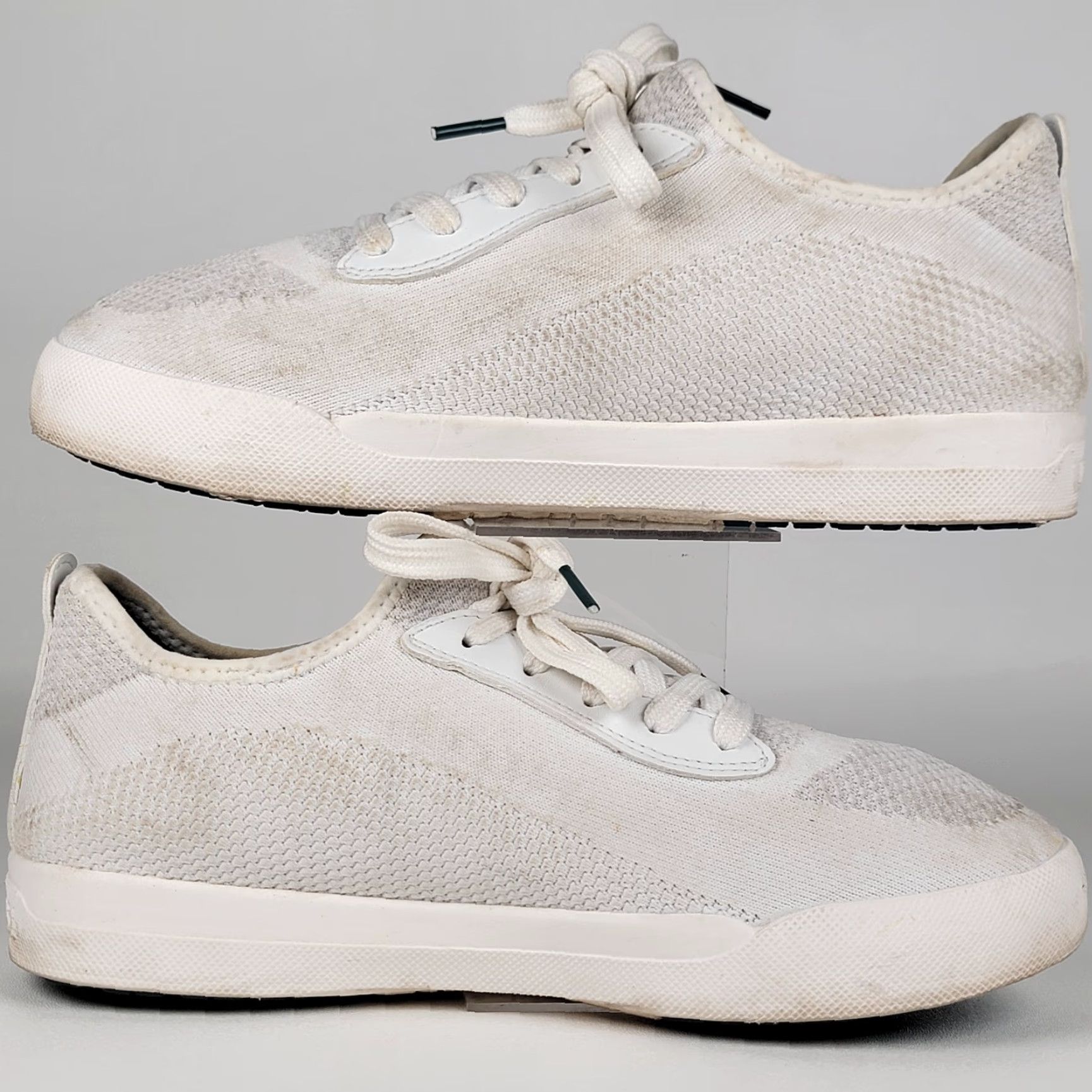 Vintage Vessi Weekend Sneaker Womens Concrete Marble White 9 Shoes Lace Up Manmade Medium Width 9 US Sneaker Womens Size US 9 / IT 39 - 4 Thumbnail