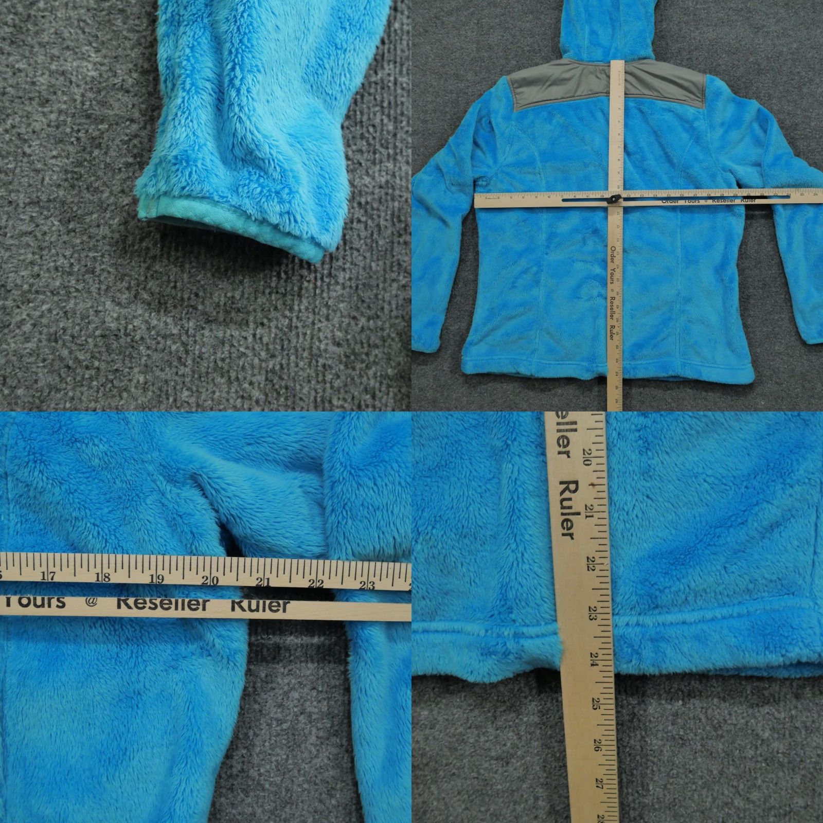 Eddie Bauer VINTAGE Eddie Bauer Hoodie Womens Large Blue Grey Full Zip Jacket Long Fleece Size L / US 10 / IT 46 - 8 Thumbnail