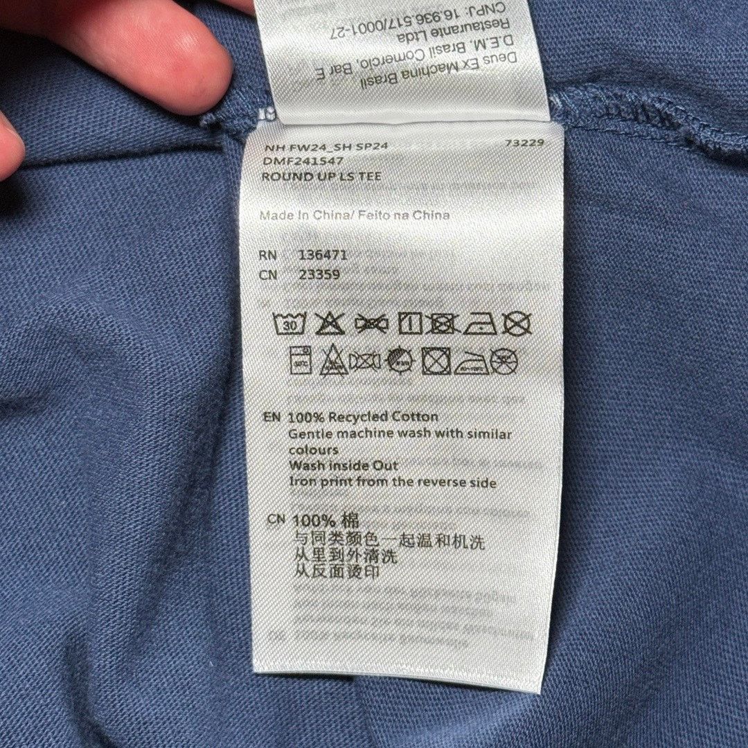 Deus Ex Machina Deus Ex Machina Box Fit Round Up Long Sleeve Tee Size M NWT Size US M / EU 48-50 / 2 - 6 Thumbnail