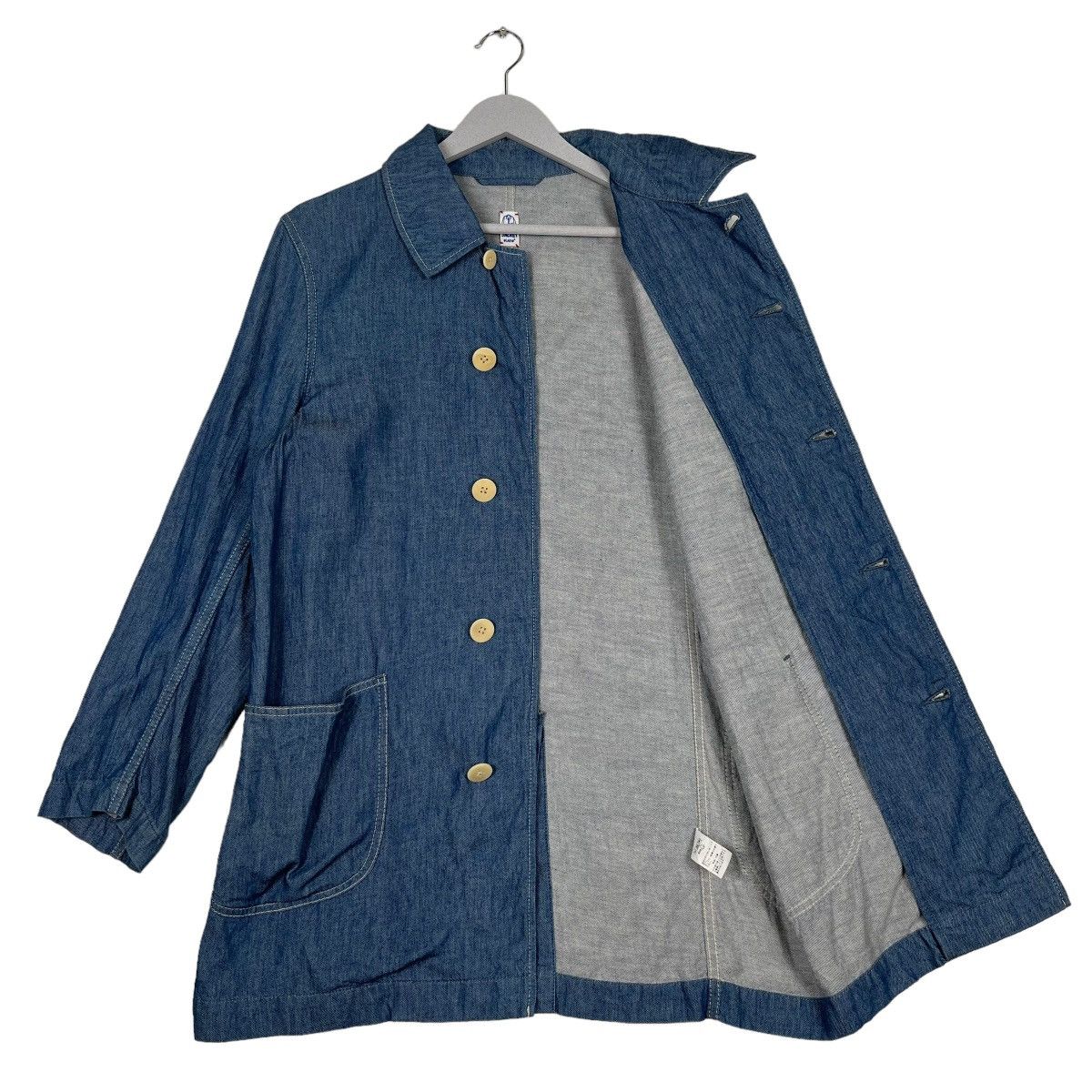 Indigo KATO INDIGO WORKER CHORE JACKET Size US S / EU 44-46 / 1 - 9 Thumbnail