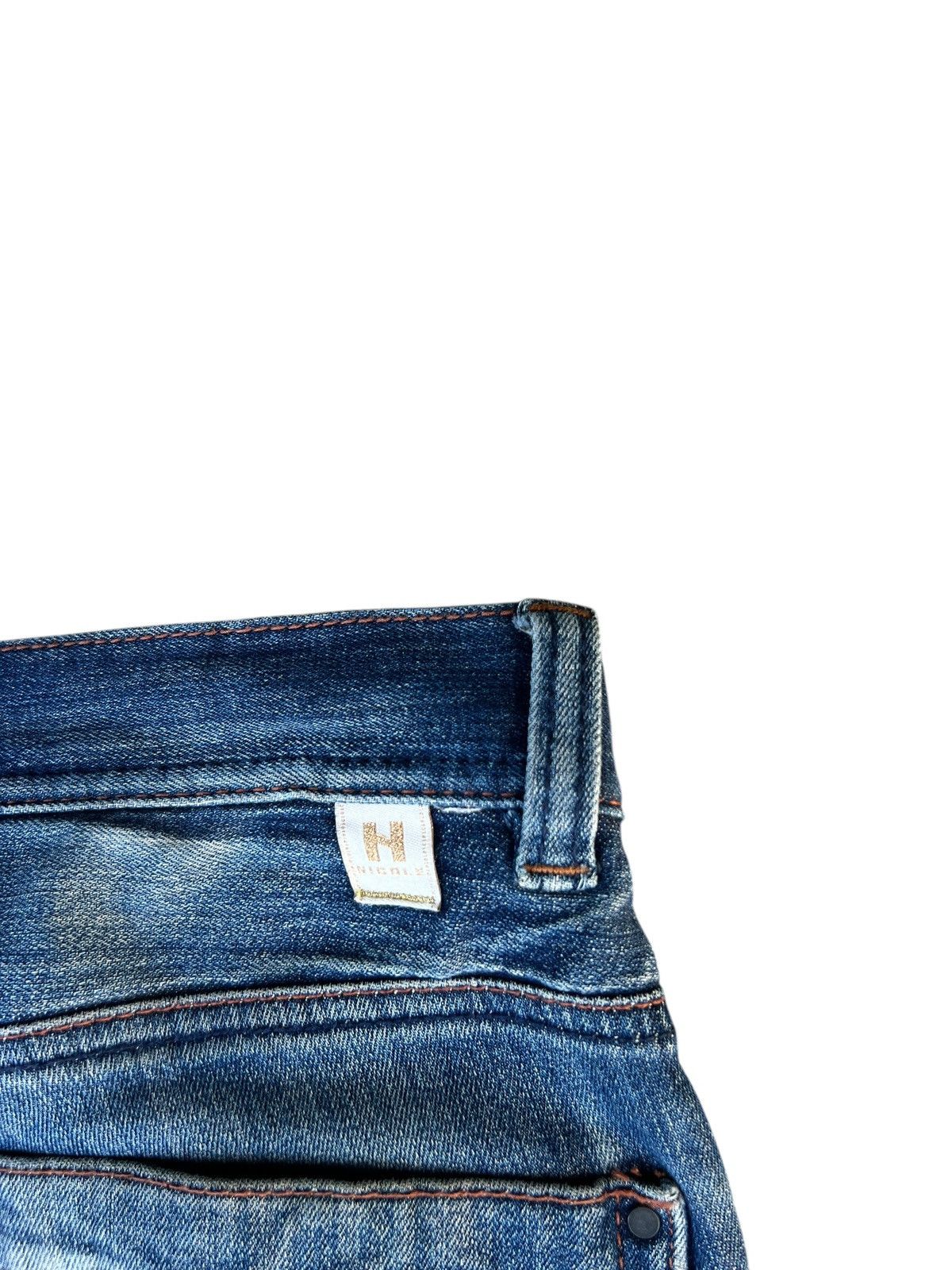 Nicole Club Distressed Mud Stretch Denim Nicole Hideaways Bootcut Jeans Size US 31 - 19 Thumbnail