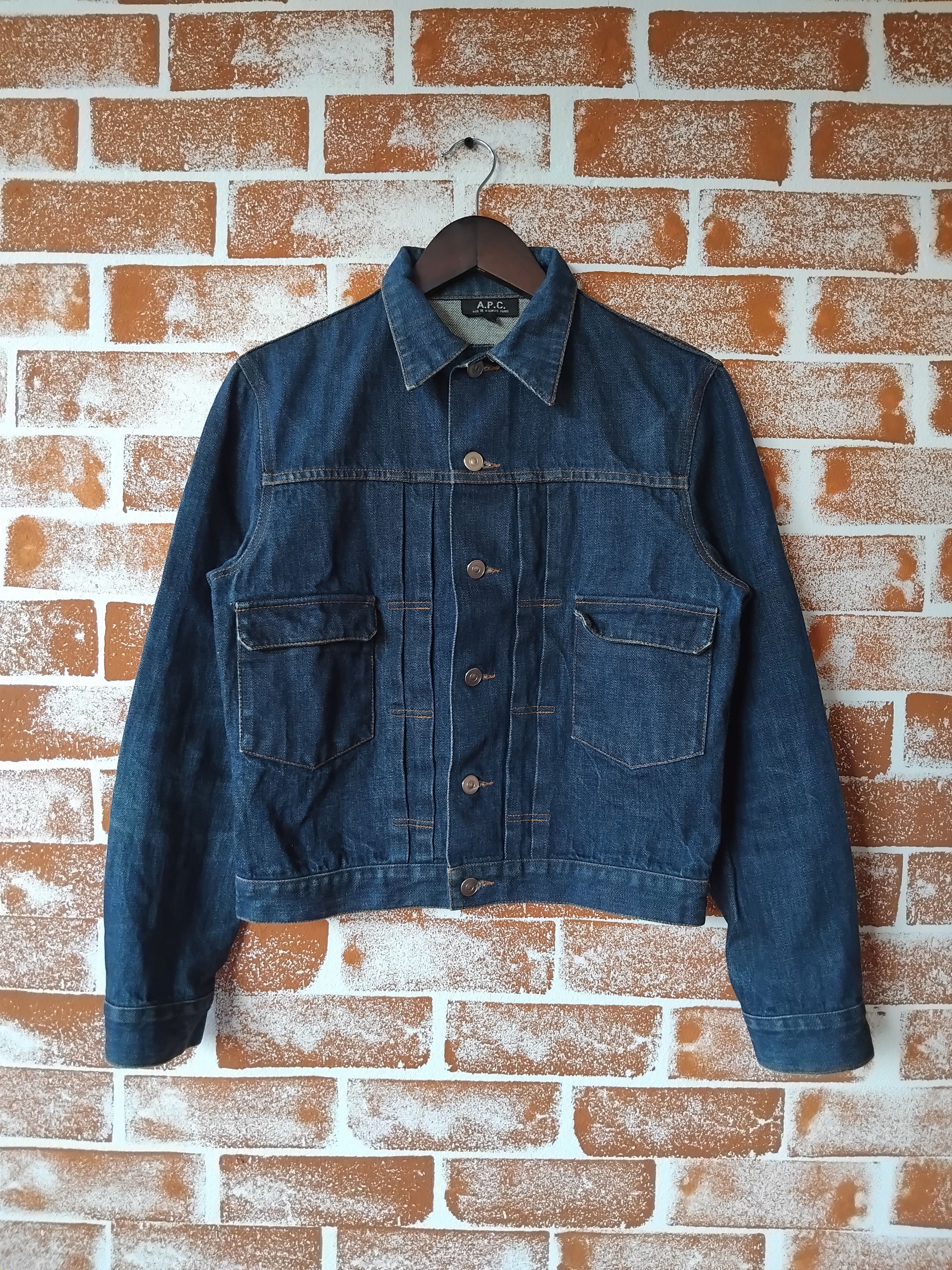 A.P.C. Jacket A.P.C Hiver 1997 Archive Black Denim Japan