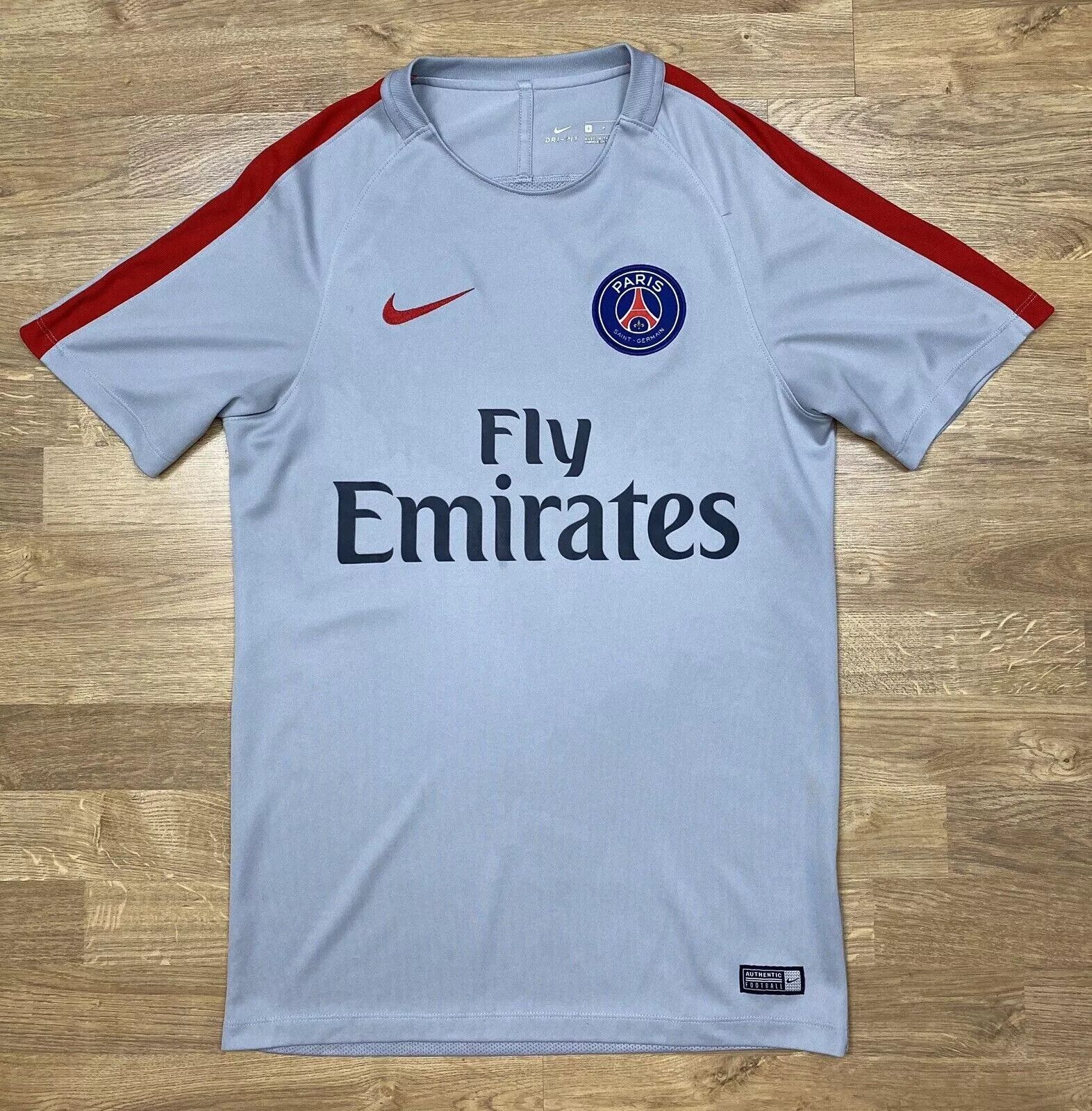 Nike PSG PARIS SAINT GERMAIN TRAINING FOOTBALL JERSEY SOCCER Size US S / EU 44-46 / 1 - 1 Thumbnail