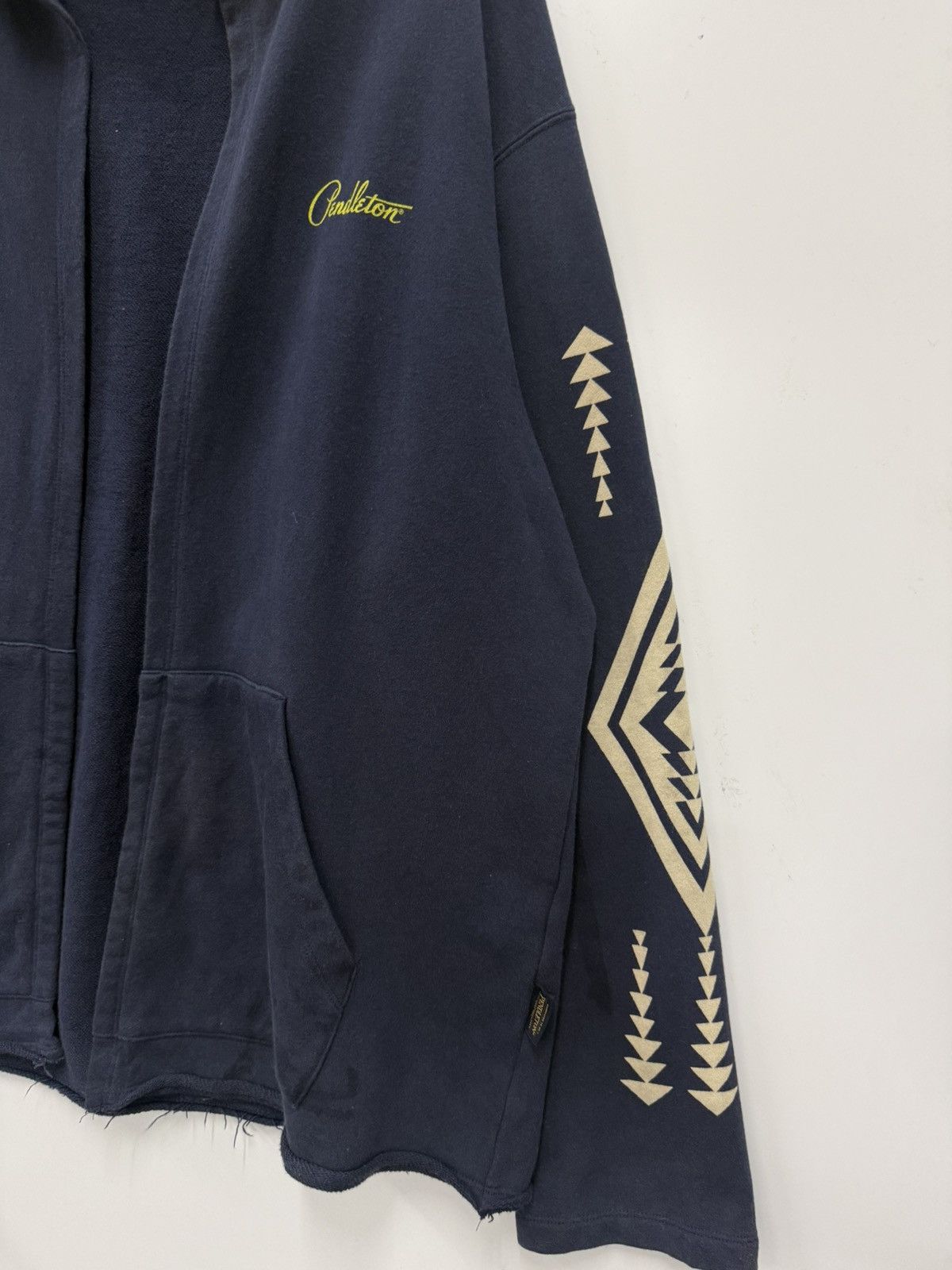 Pendleton 🔥 Y2K Pandleton Navajo Open Buttonless Design Sweat Hoodie Size US L / EU 52-54 / 3 - 3 Thumbnail