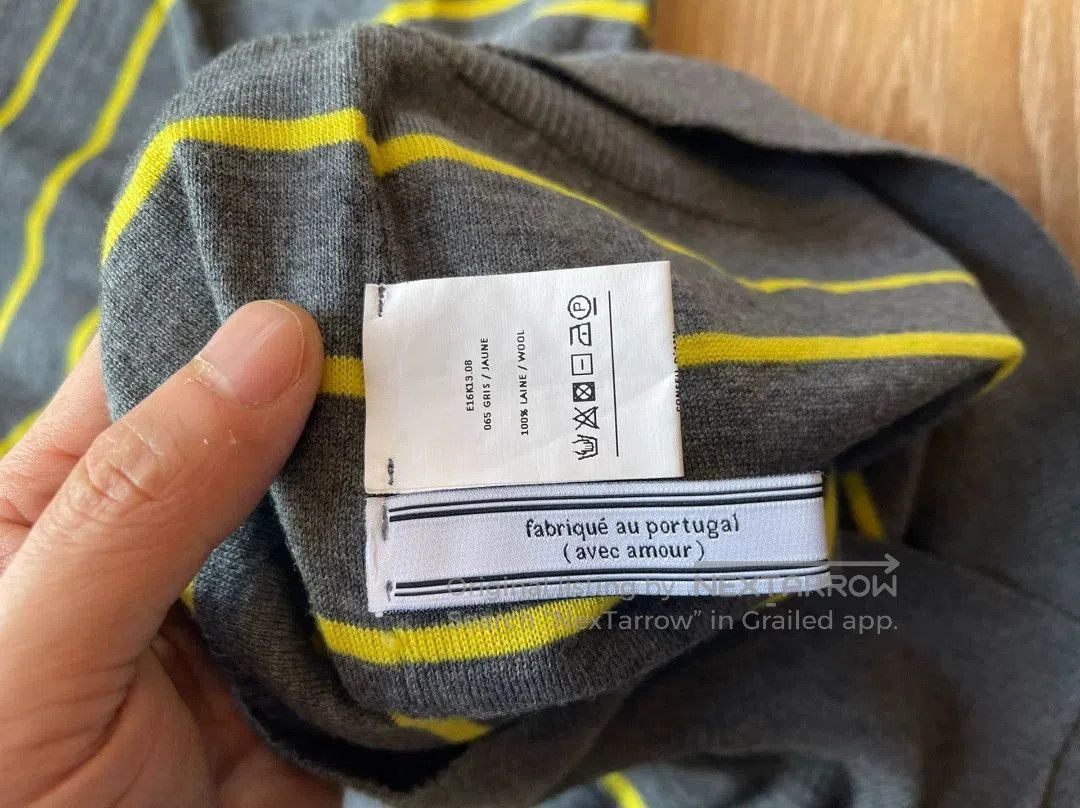 AMI ami Striped Yellow Gray Wool Item. Size US M / EU 48-50 / 2 - 5 Thumbnail